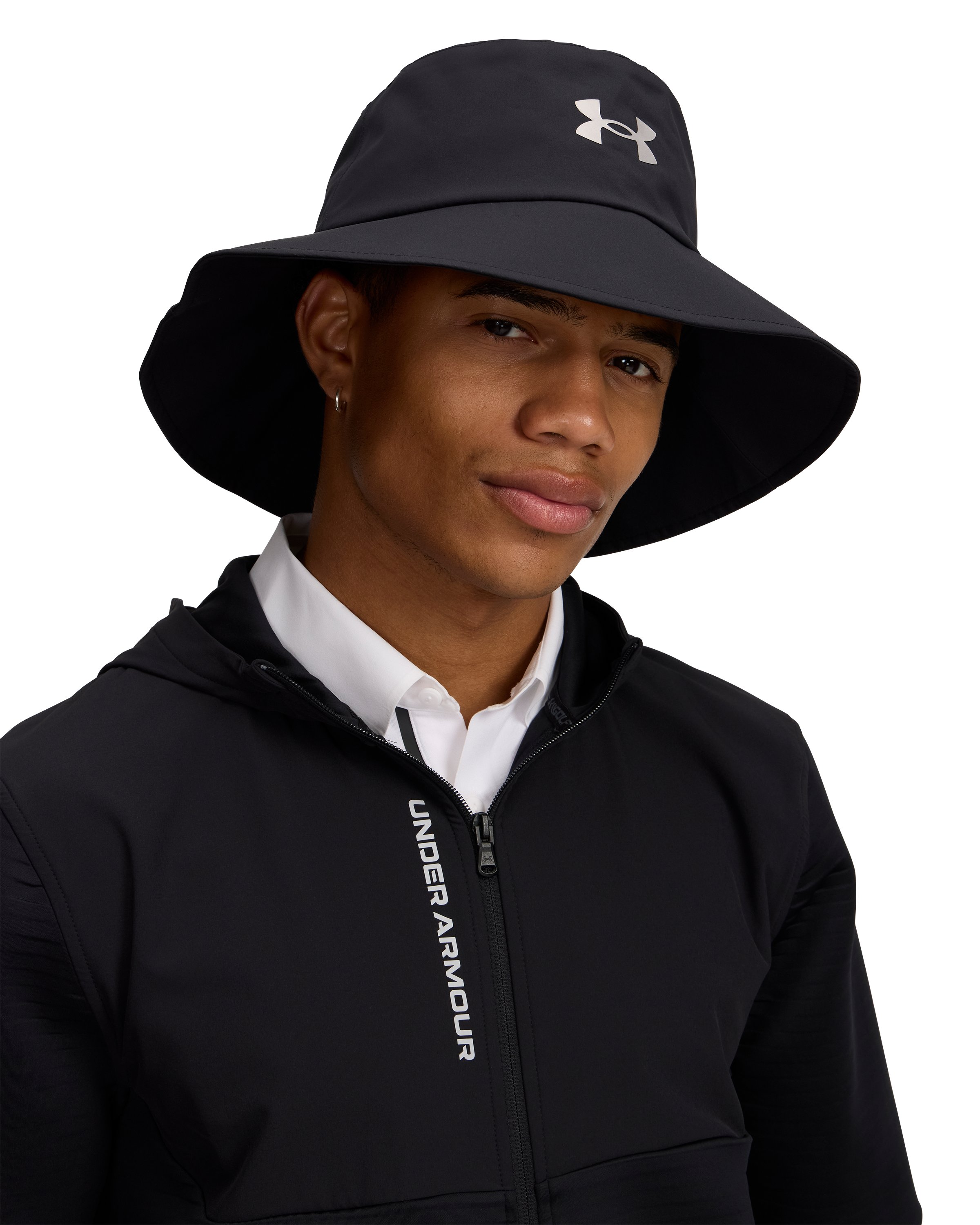 UA Driver Rain Unisex Bucket Hat, custom hat with logo imprint 2