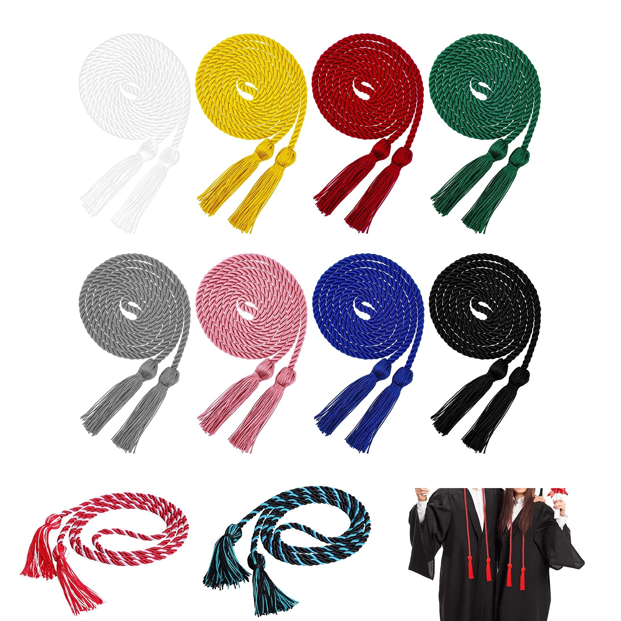 Graduation Honor Cord with Tassel MOQ 50PCS 1