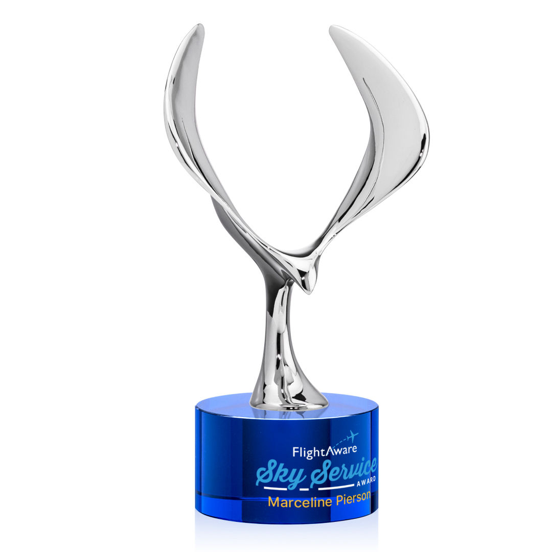 Maverick Eagle VividPrint™ Award on Marvel Base - Blue 8