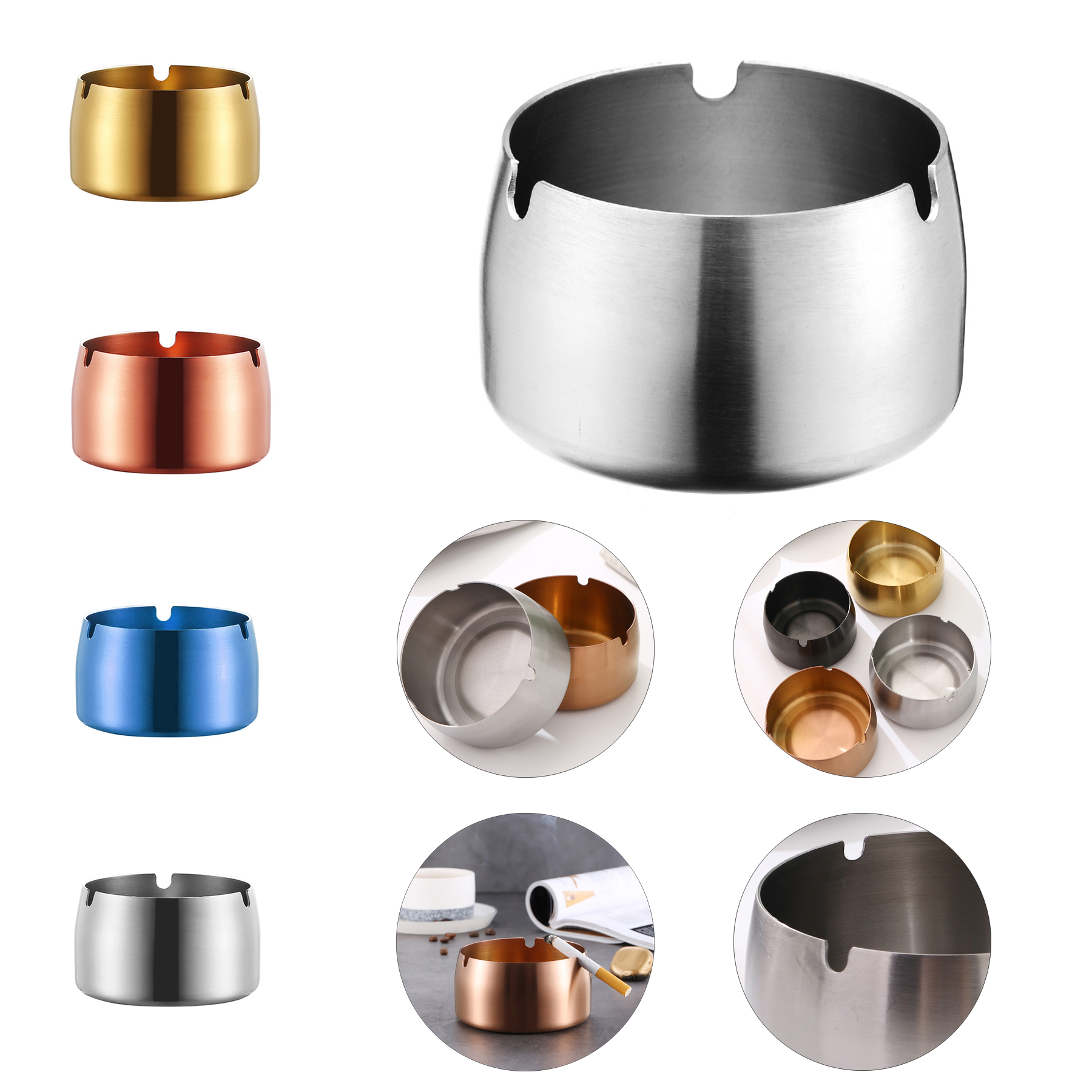 Stainless Steel Smokeless Ashtray 1