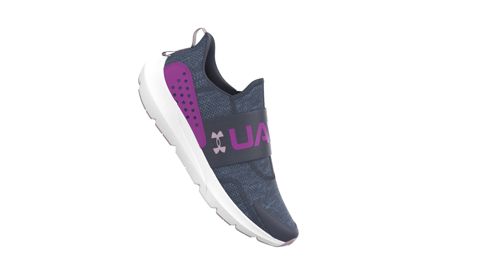 UA Surge 3 Slip Girls' Running Shoes 12