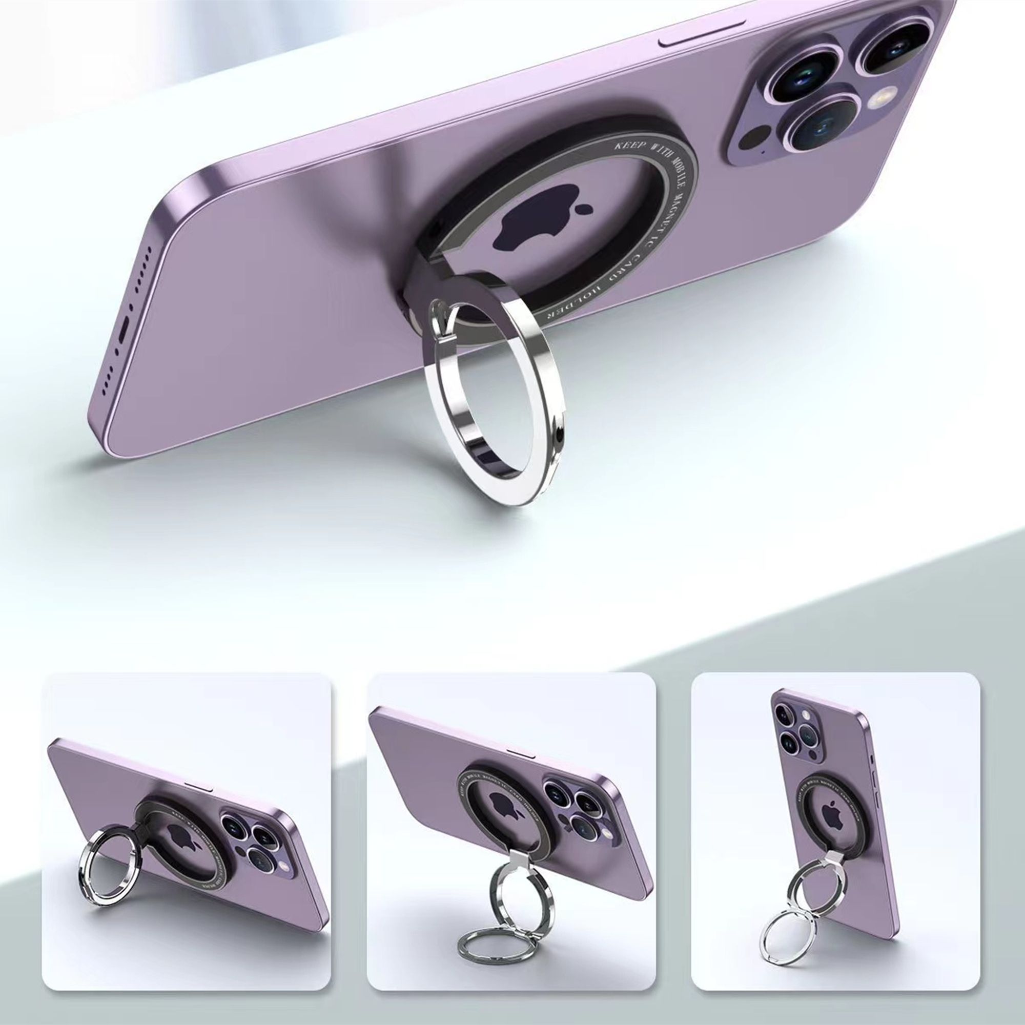 Double Ring Magnetic Phone Holder 2