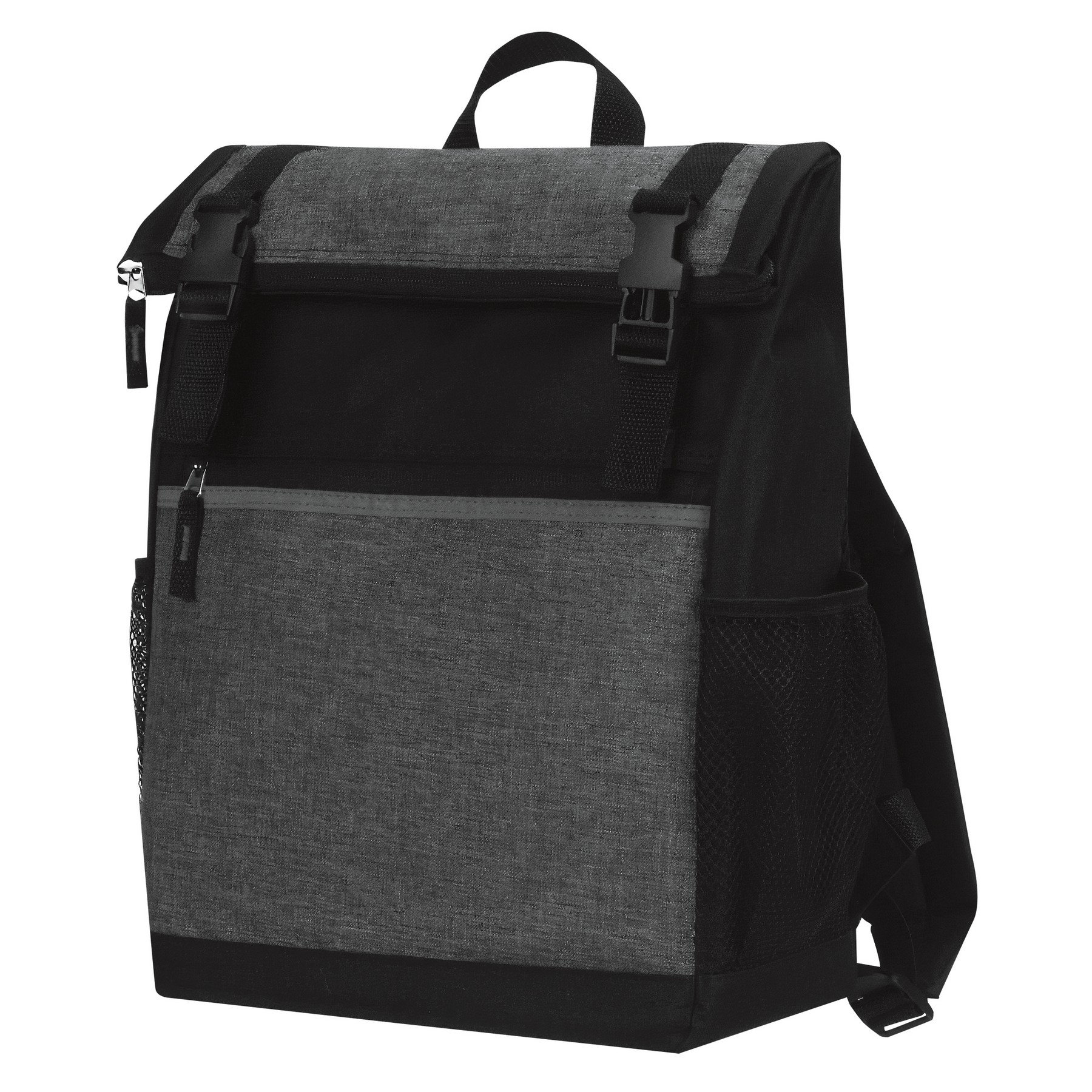 Roll Top Flap Backpack 4