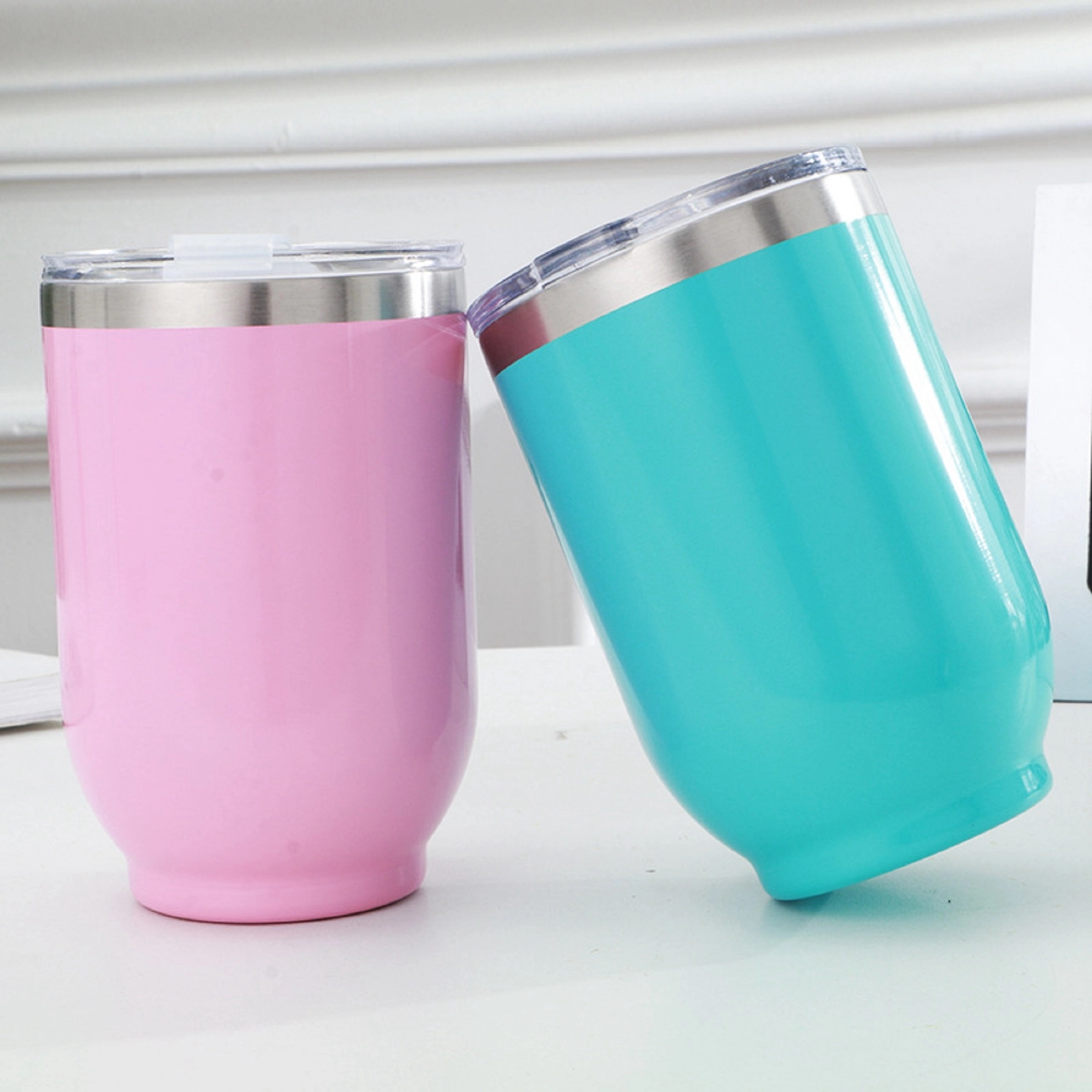16 OZ Double Wall Stainless Steel Vacuum Wine Cup 5