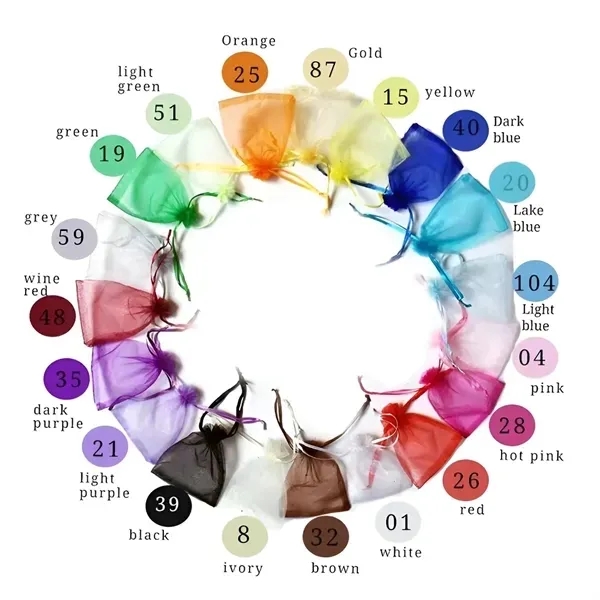 Translucent Organza Gift Bag Small Size 2