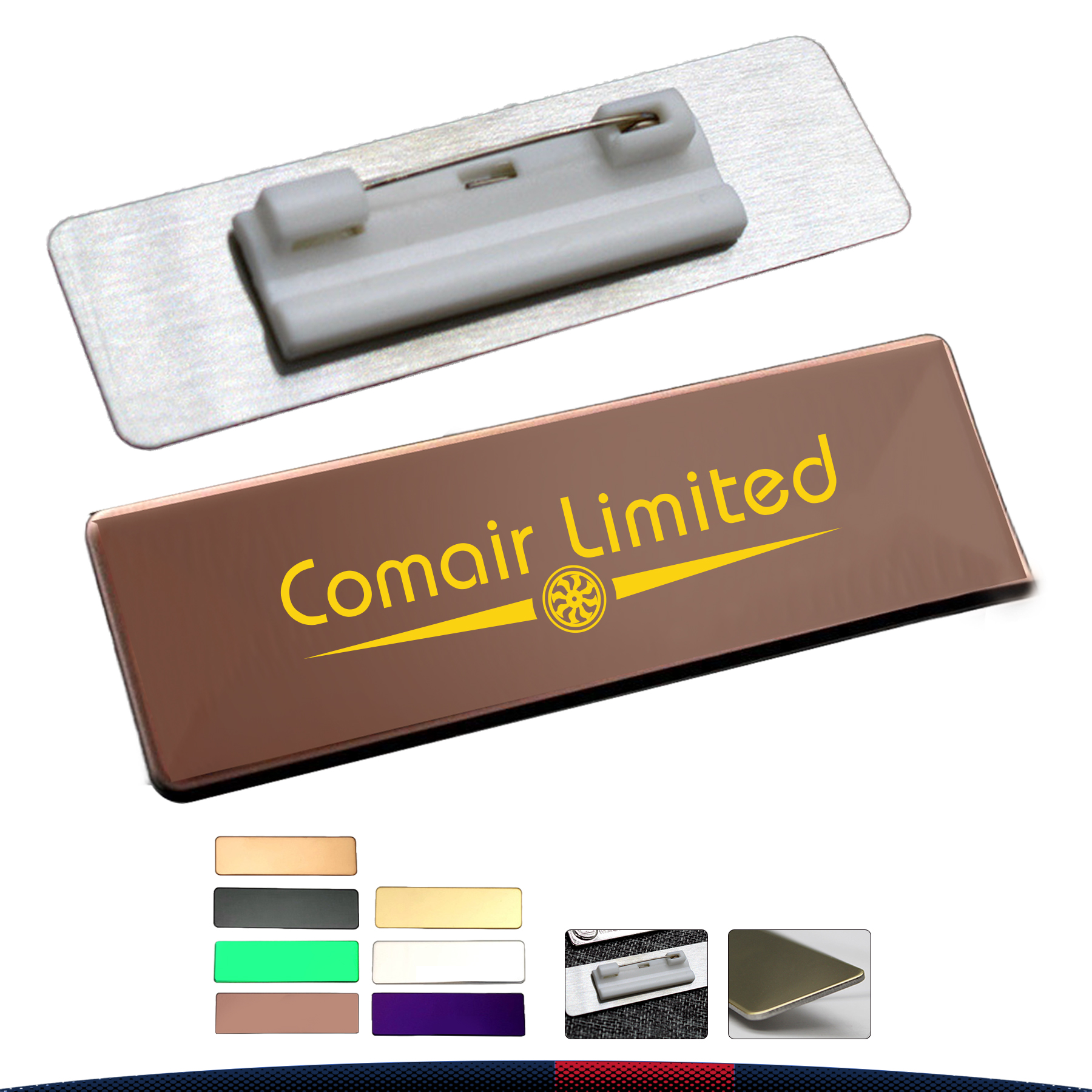Stainless Steel Name Tag 6