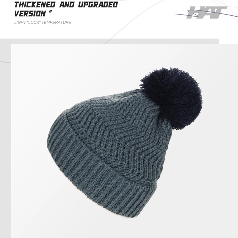 Custom Beanie Hats Winter Knitted Caps Unisex 4