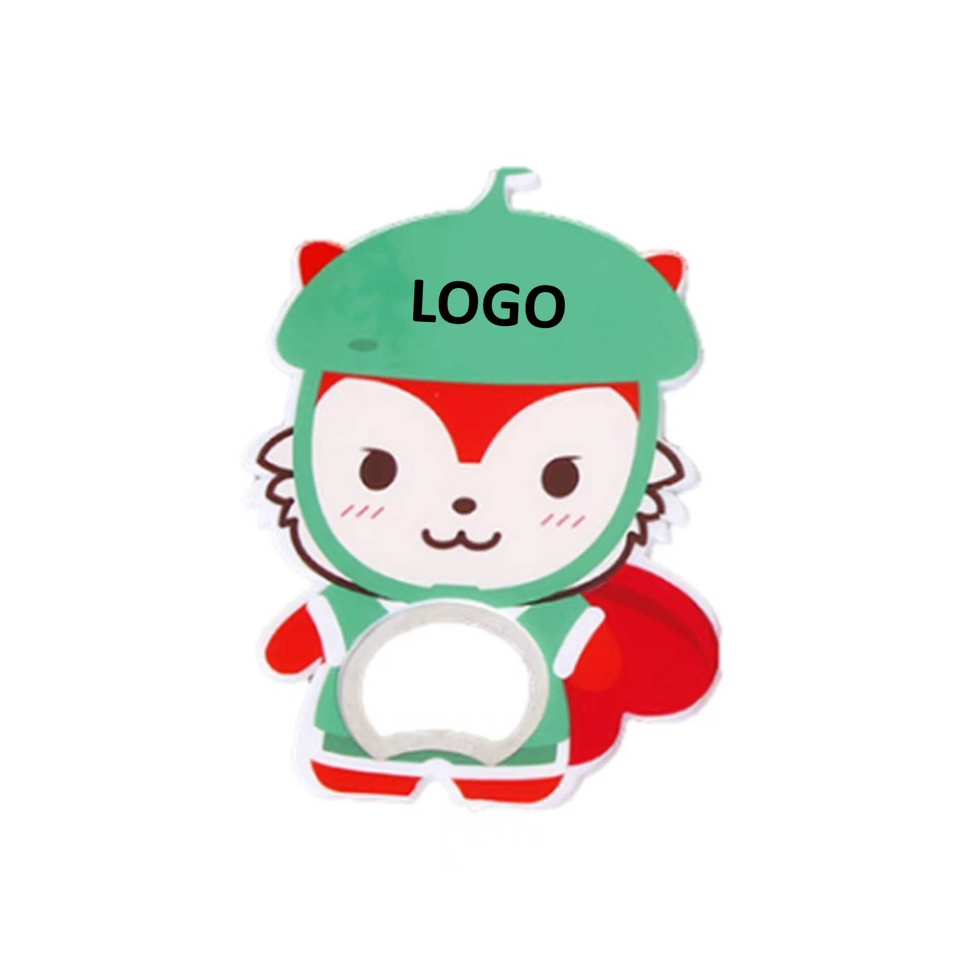 Squirrel Shape Magnetic Bottle Opener 2