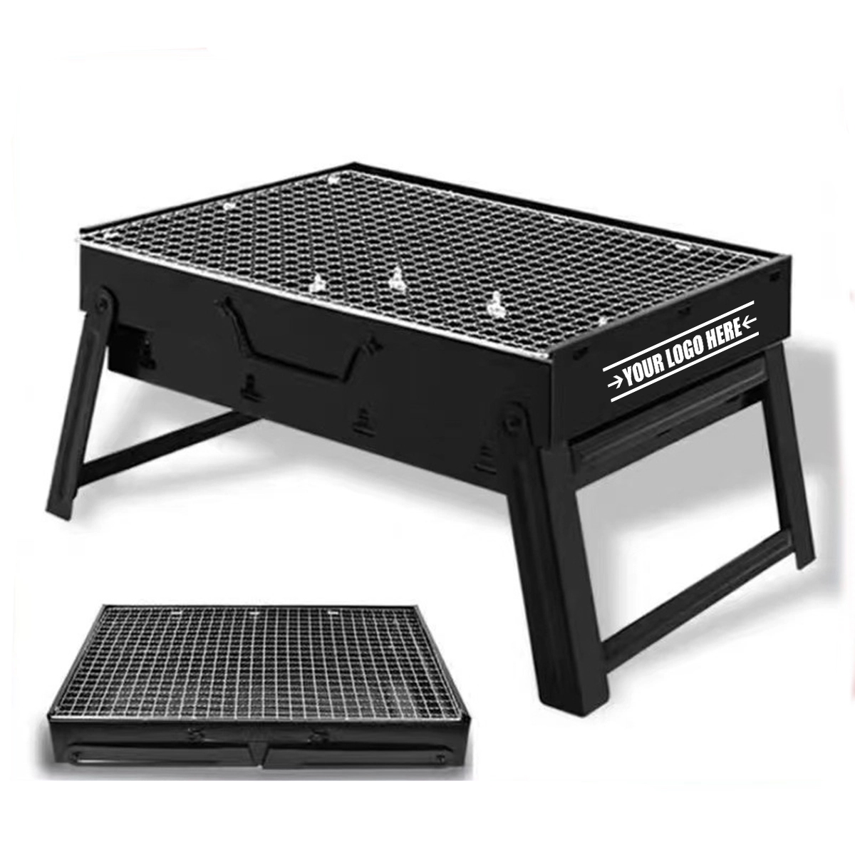 Folding Portable Barbecue Charcoal Grill 2