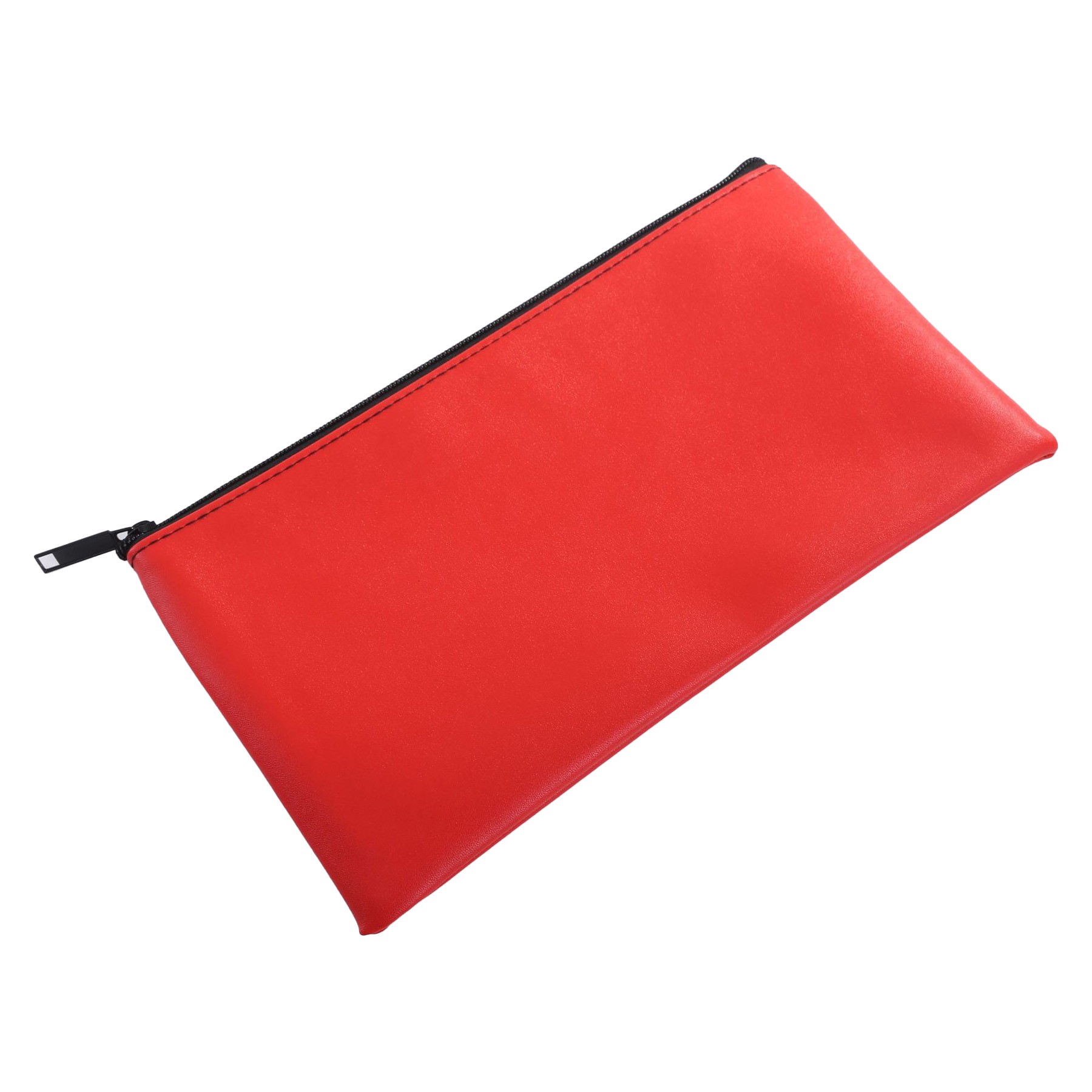 Zipper Pu Leather Bank Deposit Bag 7