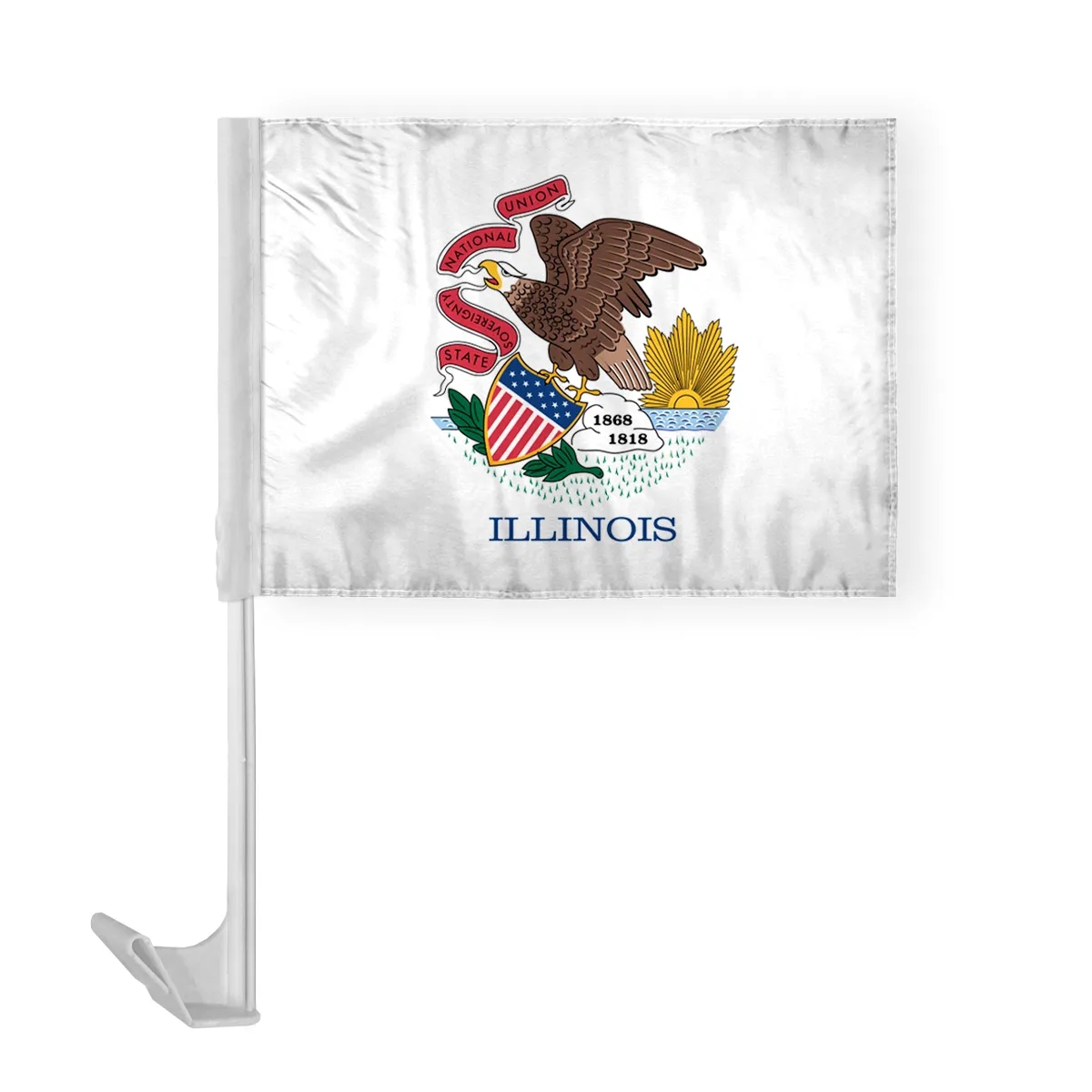12" x 16" USA State Car Flags 48