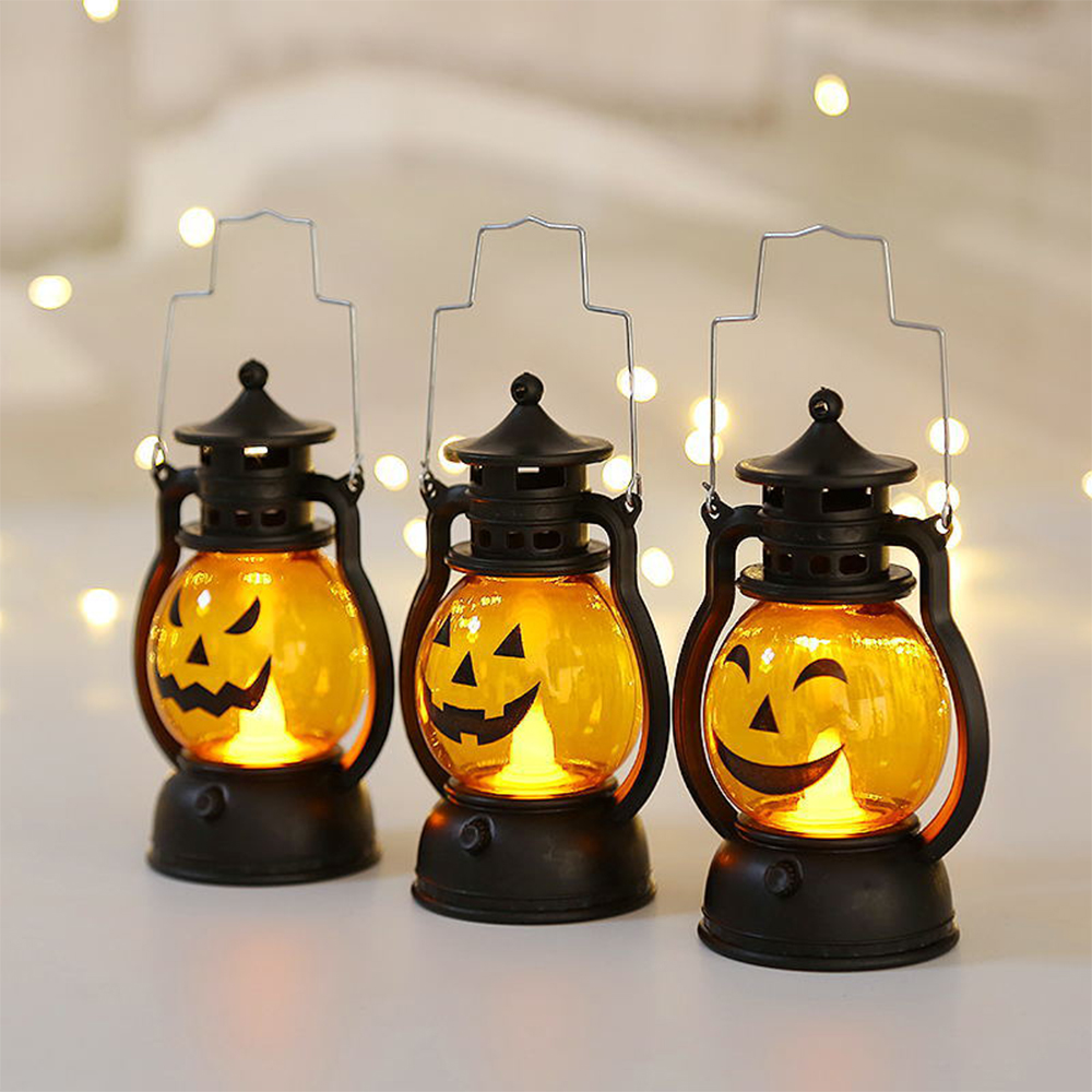 Halloween LED Pumpkin Lantern Party Decorations 9