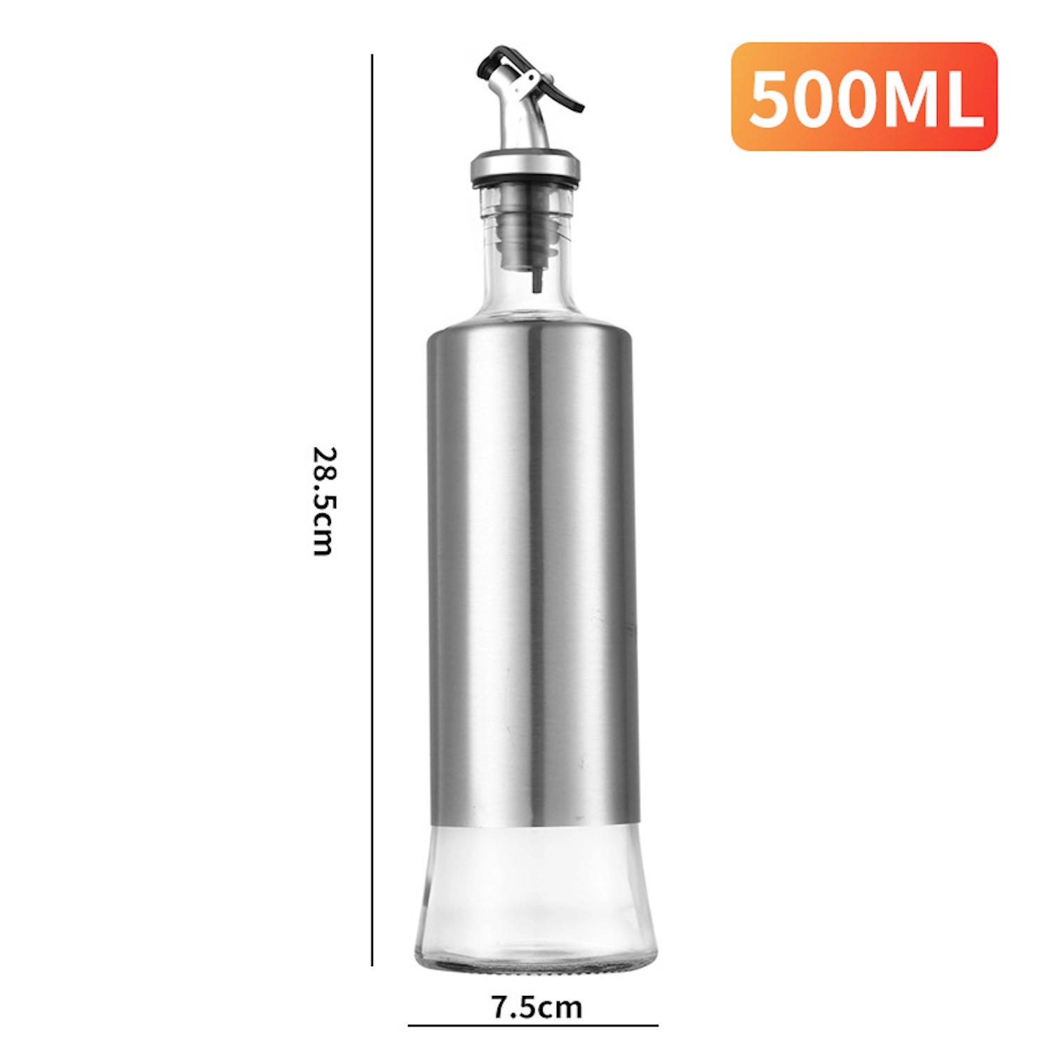 Oil And Vinegar Bottles Cruets Dispenser 4