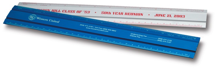 12" Breast Cancer Awareness Office Ruler 2