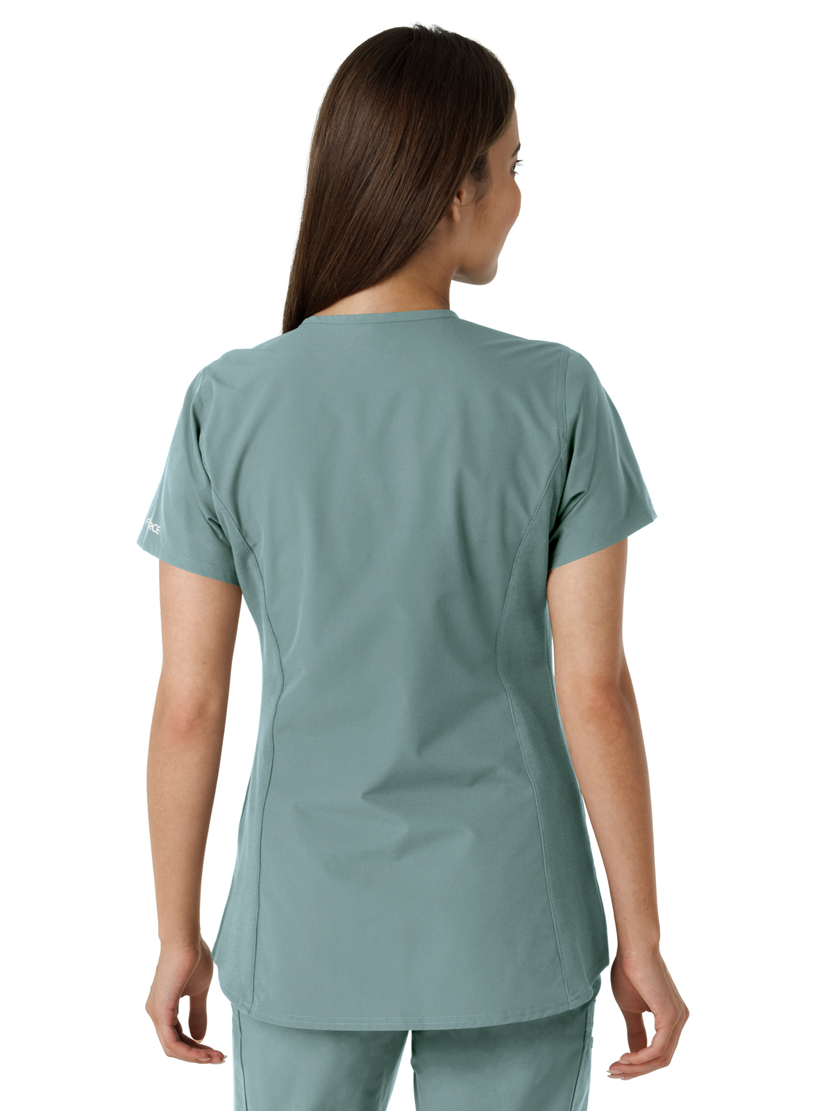 Carhartt Scrubs - Force Essentials Women's Notch Neck Tunic Knit Panel Top 22