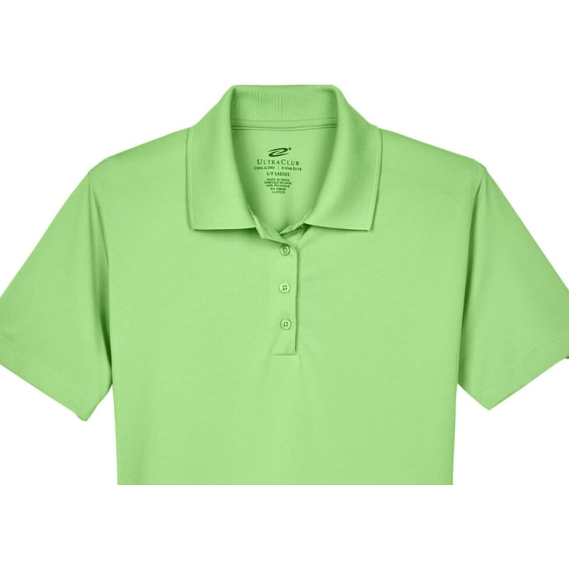 UltraClub Ladies' Cool & Dry 8-Star Elite Performance Interlock Polo 54