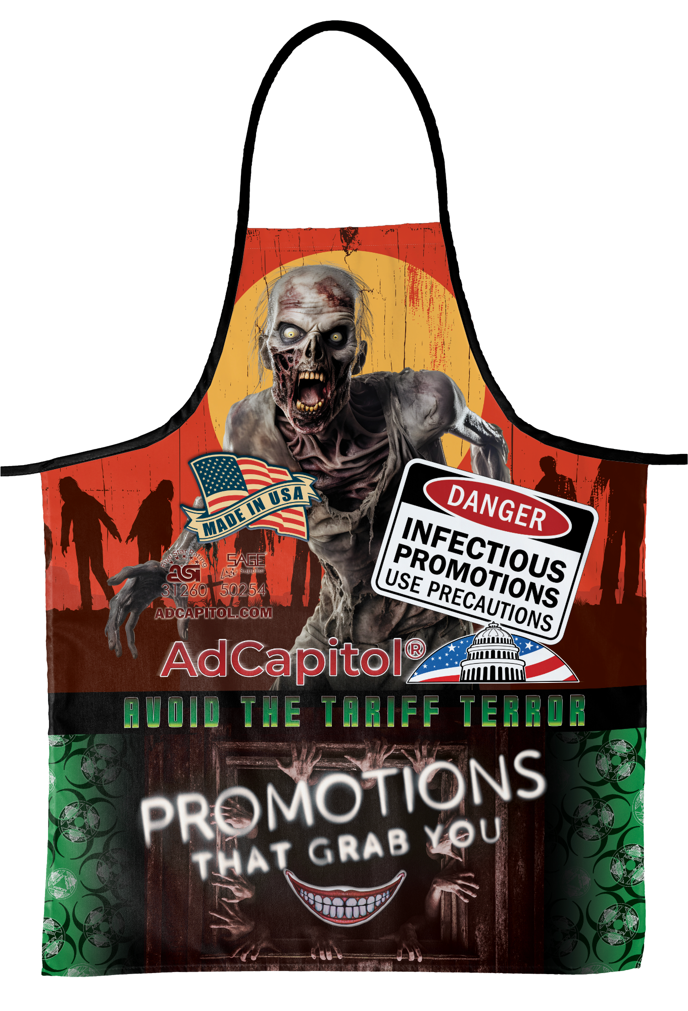 Tall Sublimated Bib Apron 4