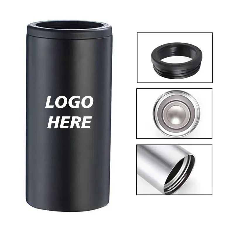12 oz Stainless Steel Skinny Can Cooler 3