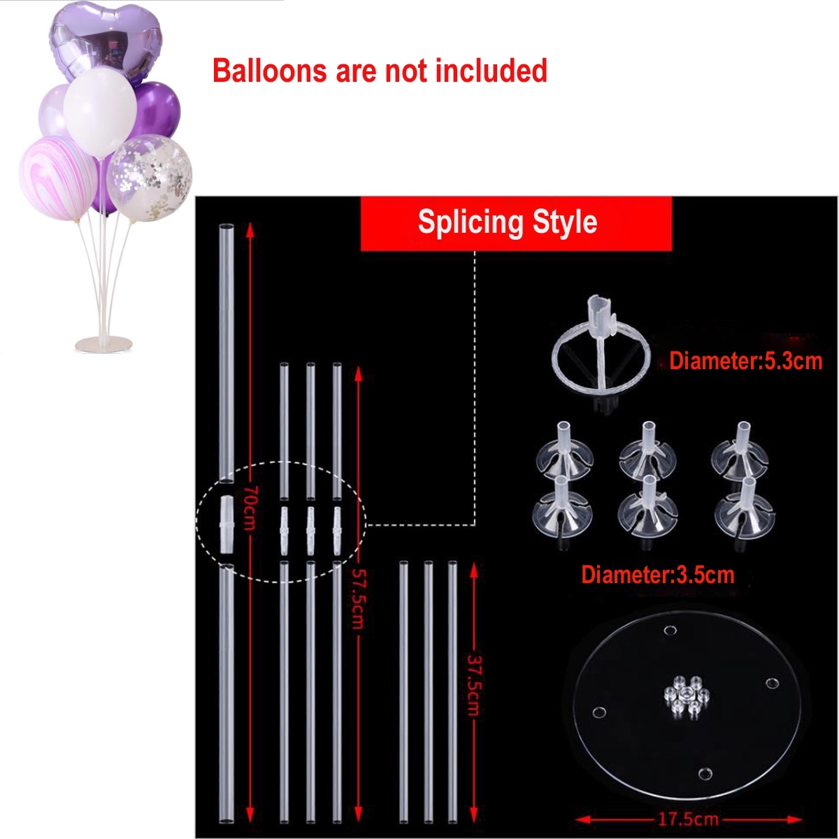 Table Balloon Stand Kit for Birthday Decorations 5