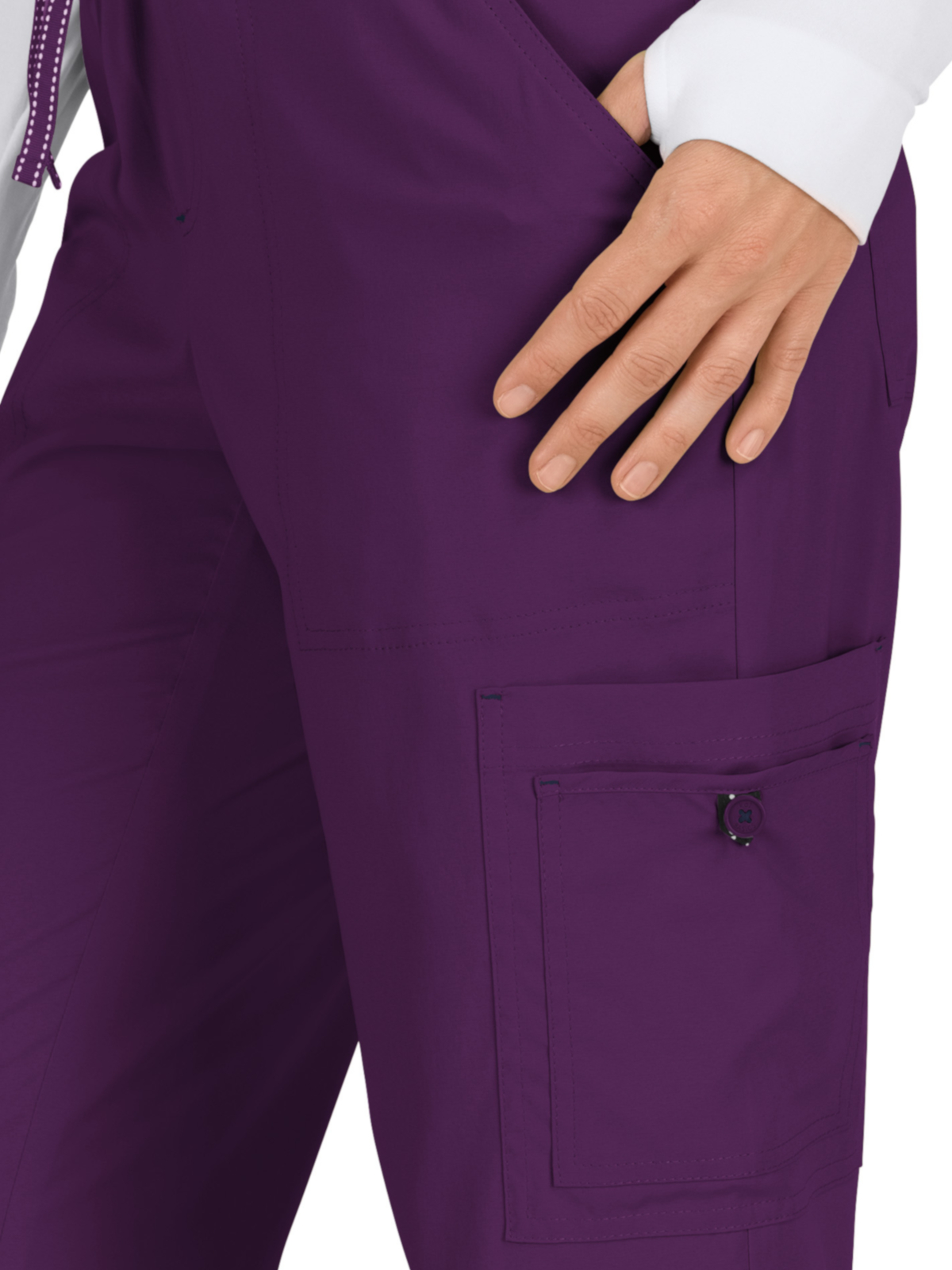 koi - Basics - Women's Eight-Pocket Stretch Cargo Holly Pant 37