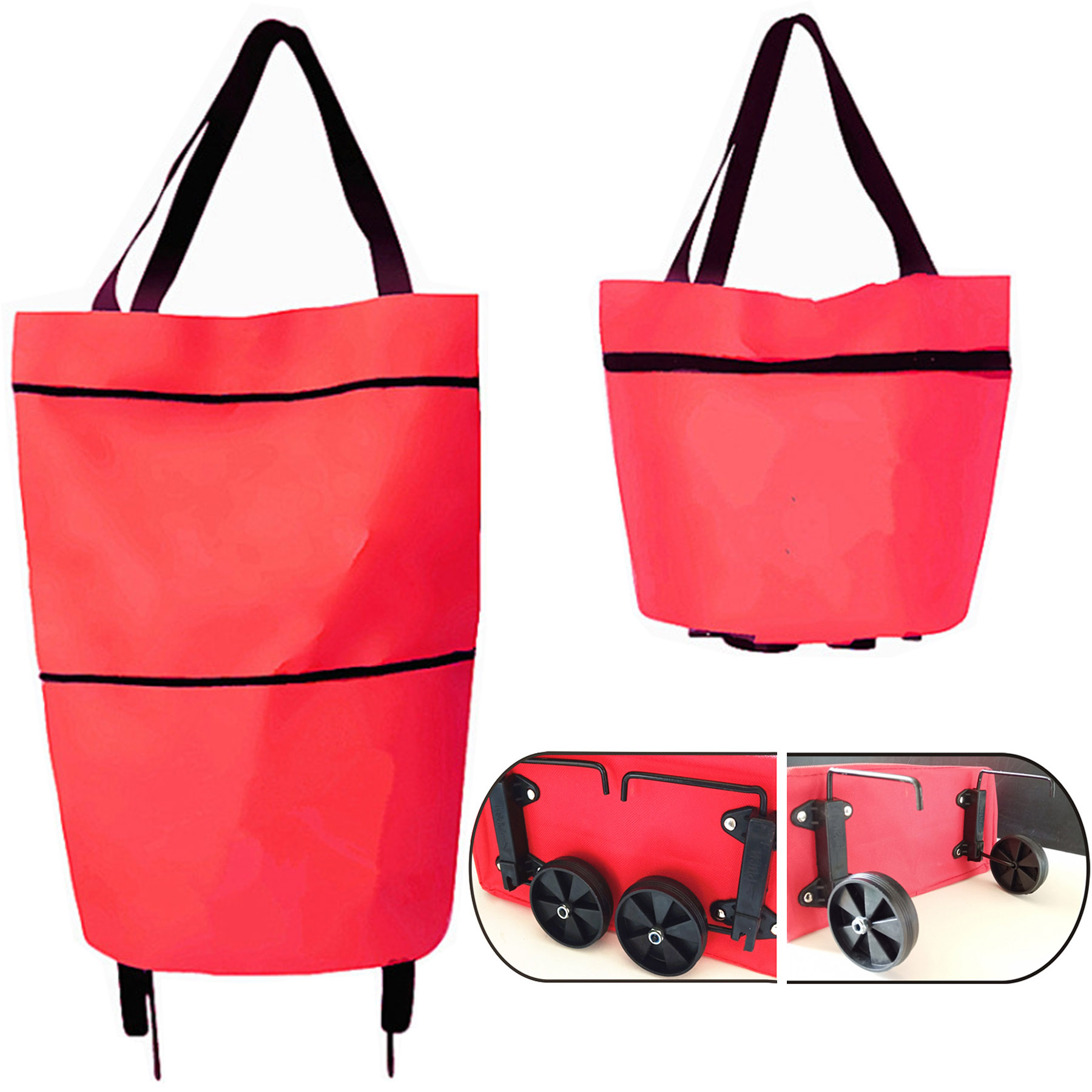 Oxford Folding Bag With Wheels 1