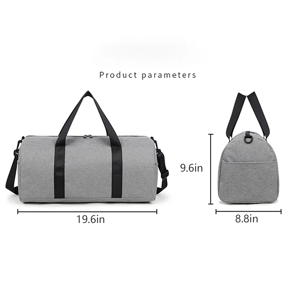 Large Duffle Travel Gym Luggage Weekender Overnight Bags 3