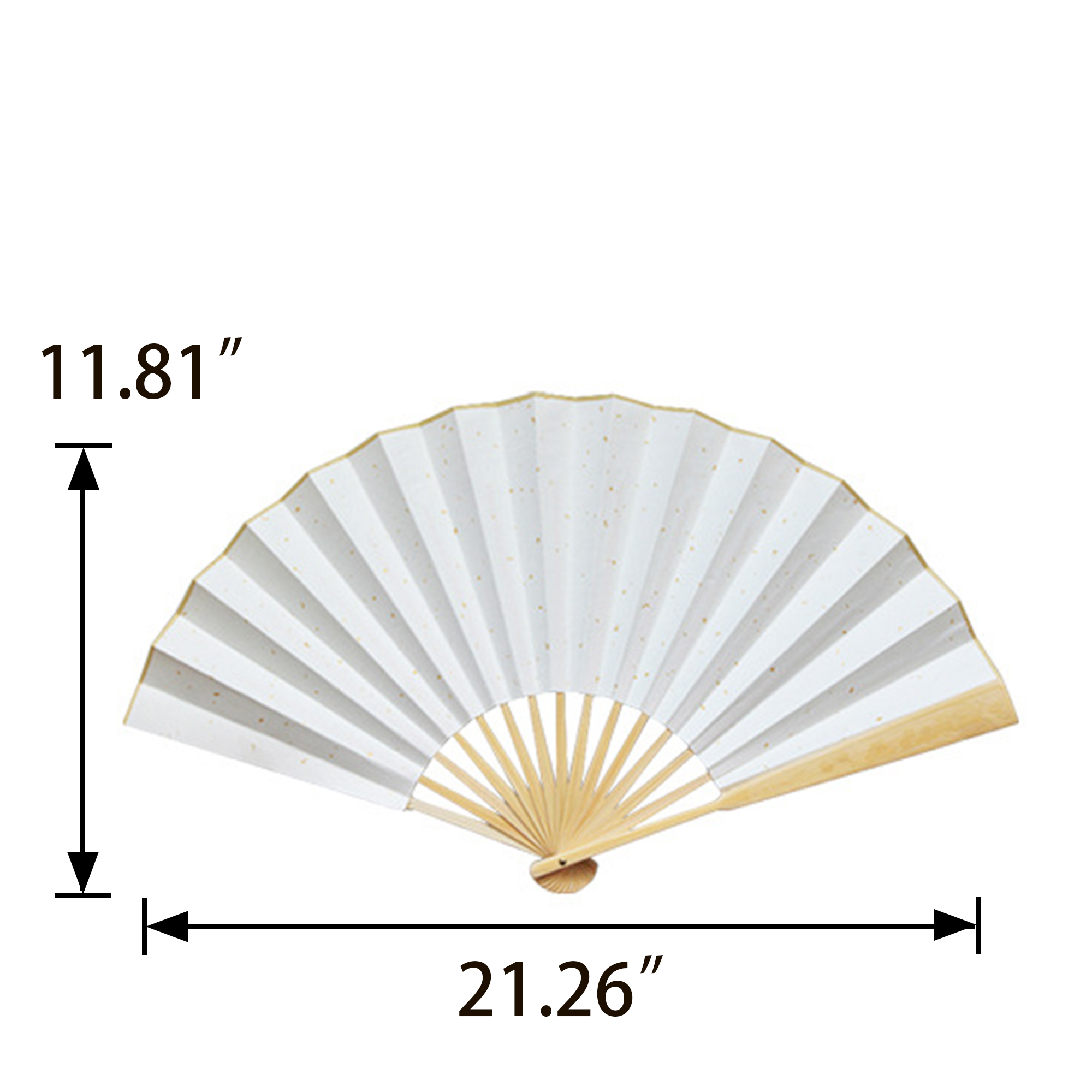 Portable Folding Hand Fans 2-Sided Full Color 3