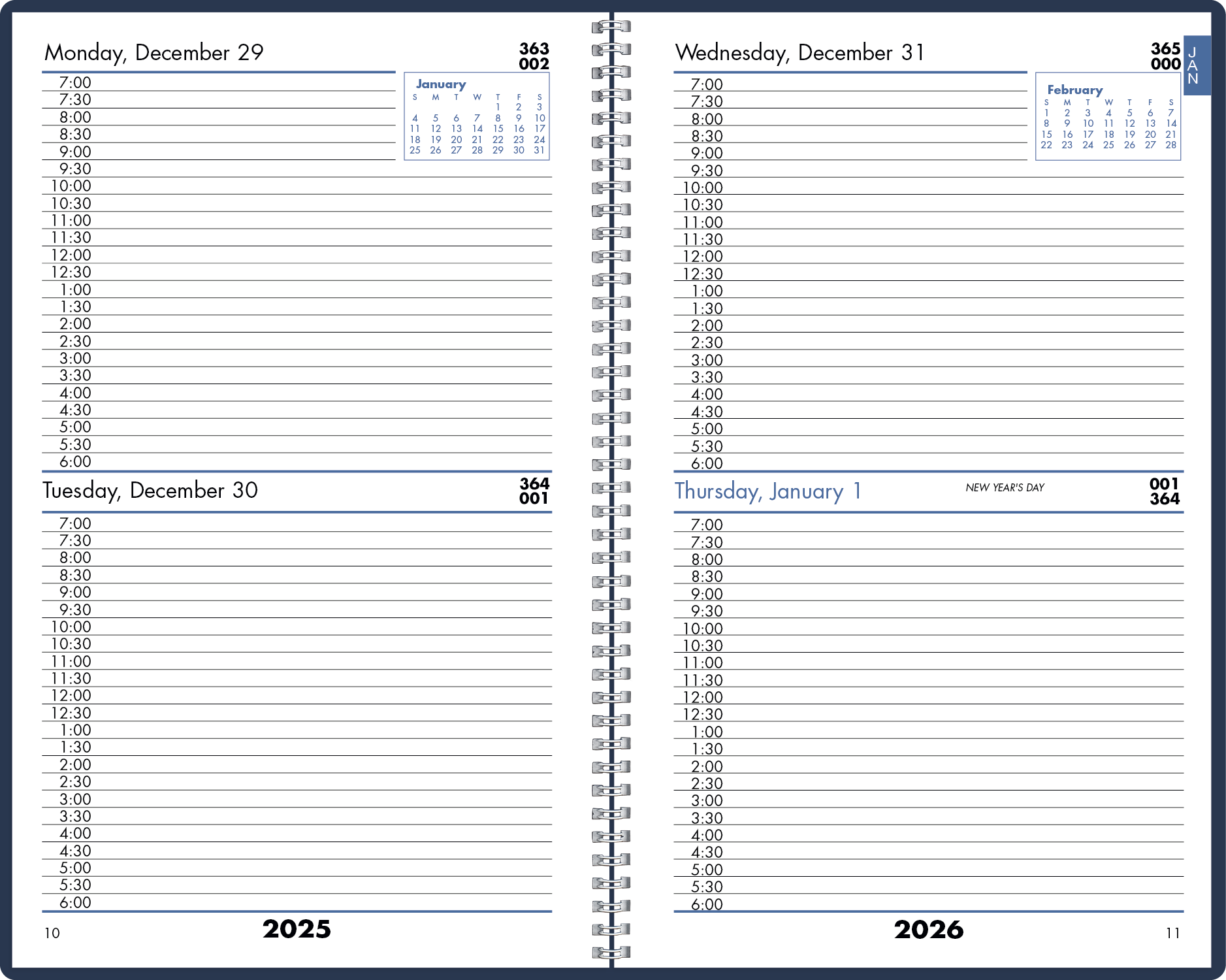 Triumph® Calendars Classic Time Manager 4