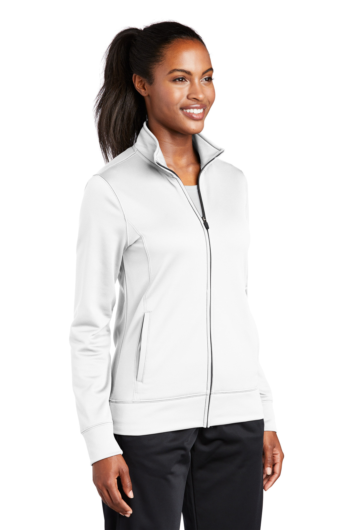 Sport-Tek® Women's Sport-Wick Fleece Full-Zip Jacket 38