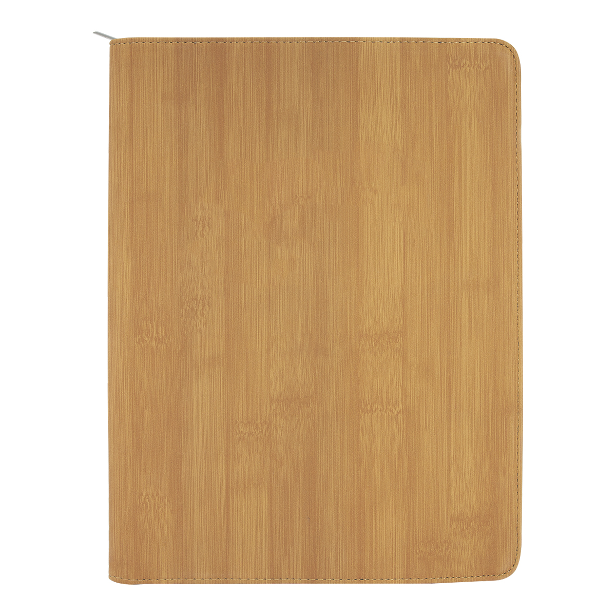 9" x 12" Leatherette Bamboo Portfolio with Zipper 10
