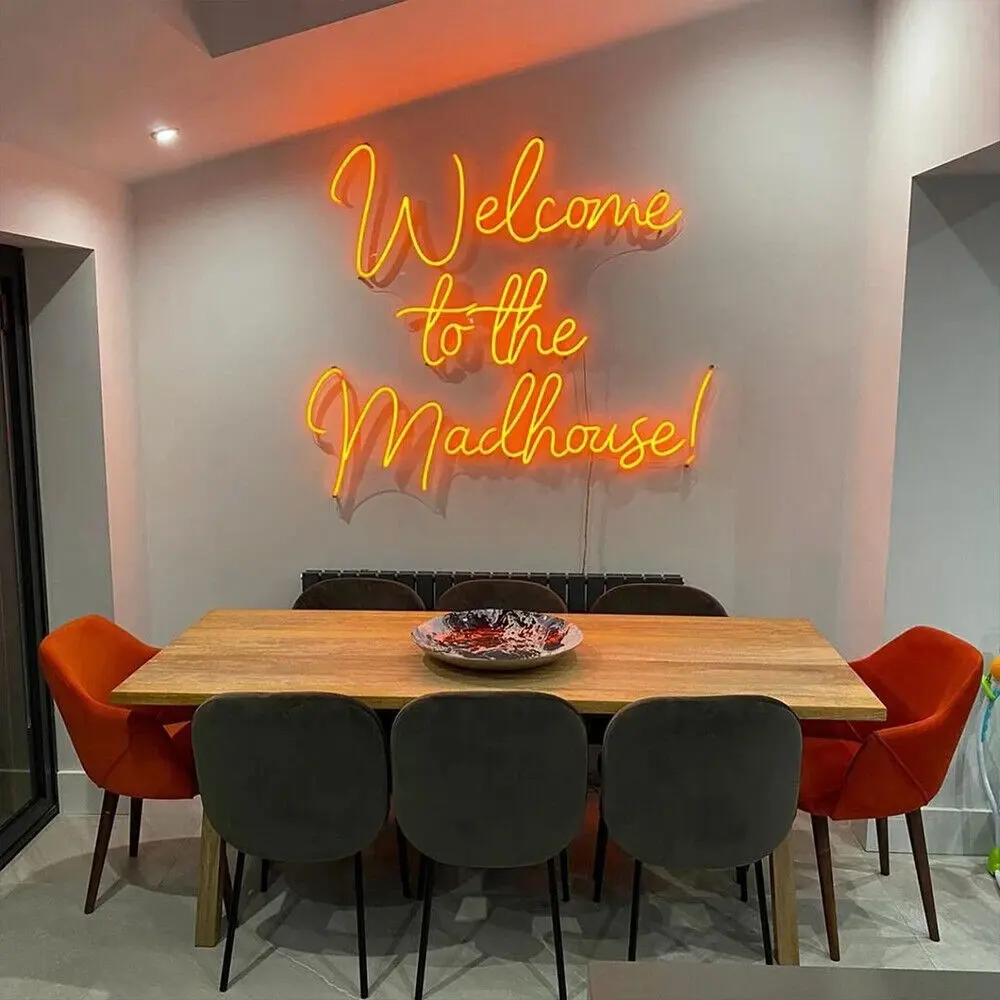NeonBender Multicolor Custom Neon Sign with Acrylic Backing 1