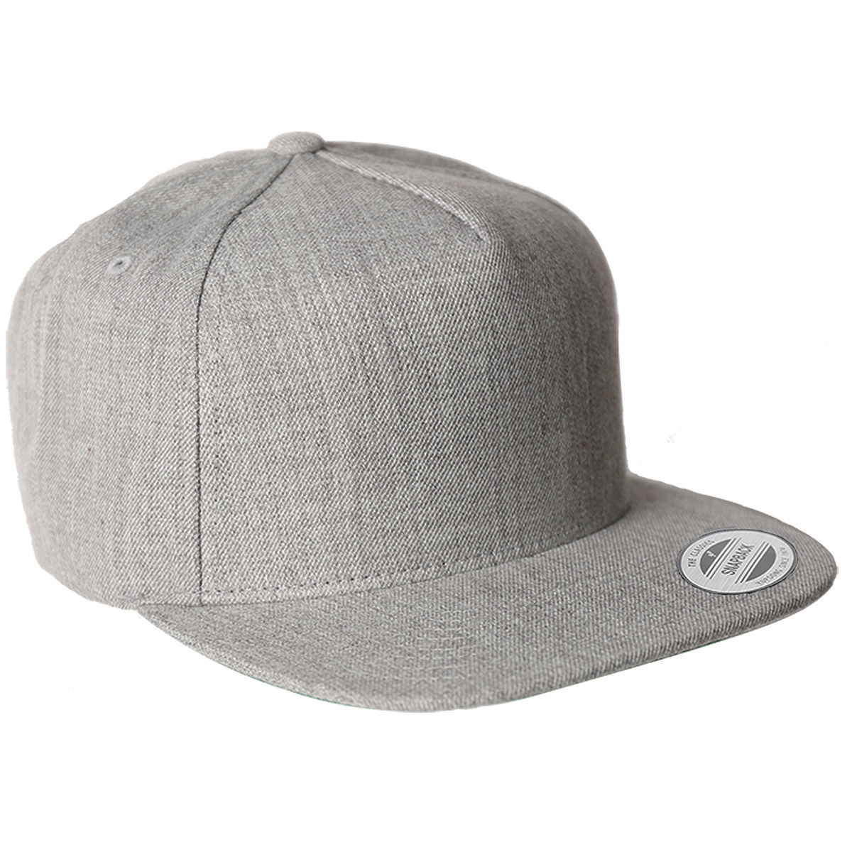 Yupoong 5089M YP Classics Five-Panel Wool Blend Snapback Hat with Embroidery 1