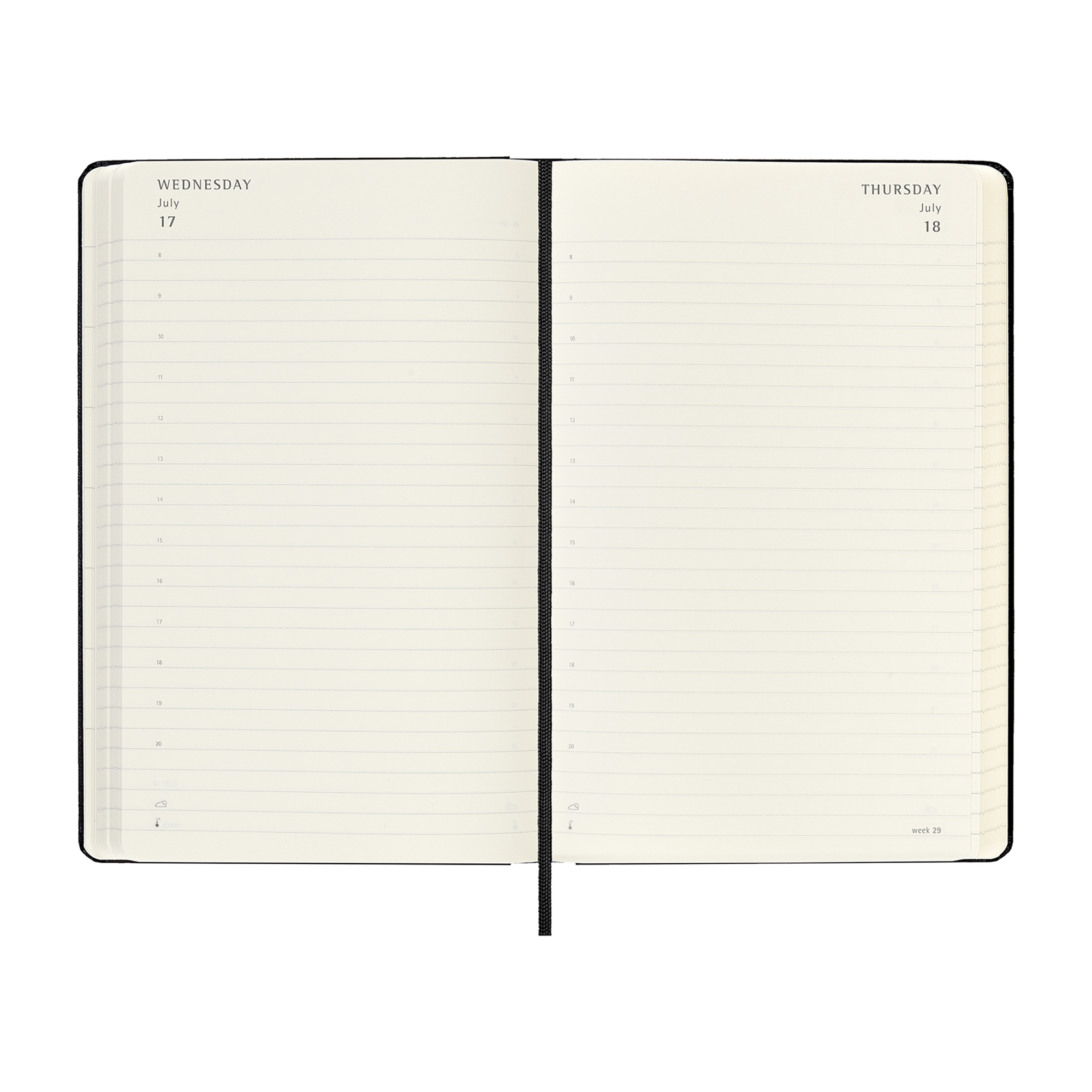 Moleskine® Hard Cover Large 12-Month Daily 2026 Planner 1
