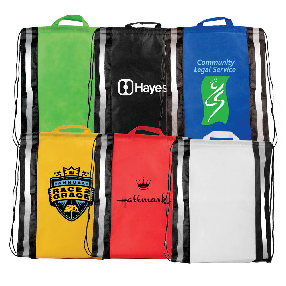 NW Reflective Drawstring Backpack 1