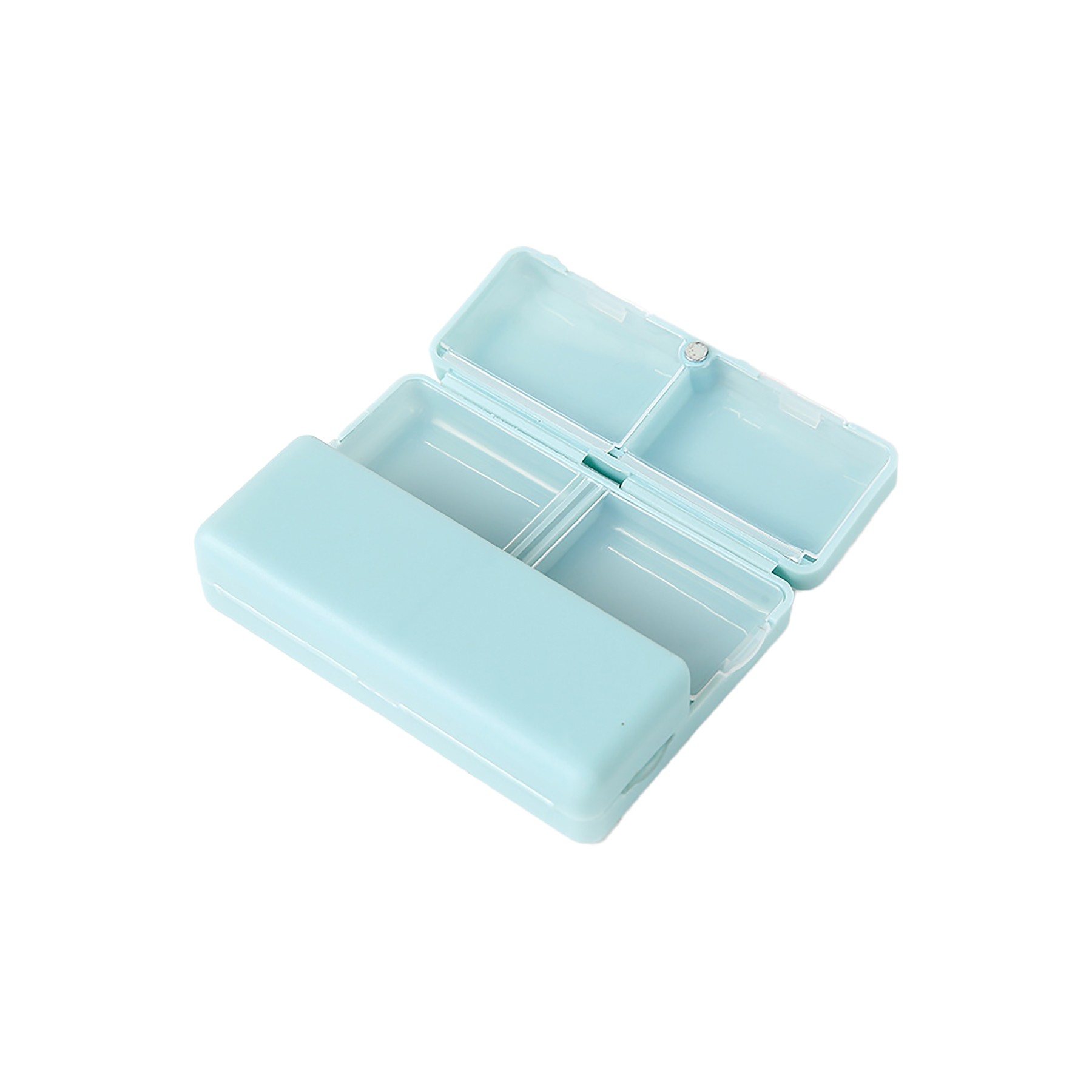 Moq25 Magnetic Foldable Pill Organizer With 7 Compartments 6