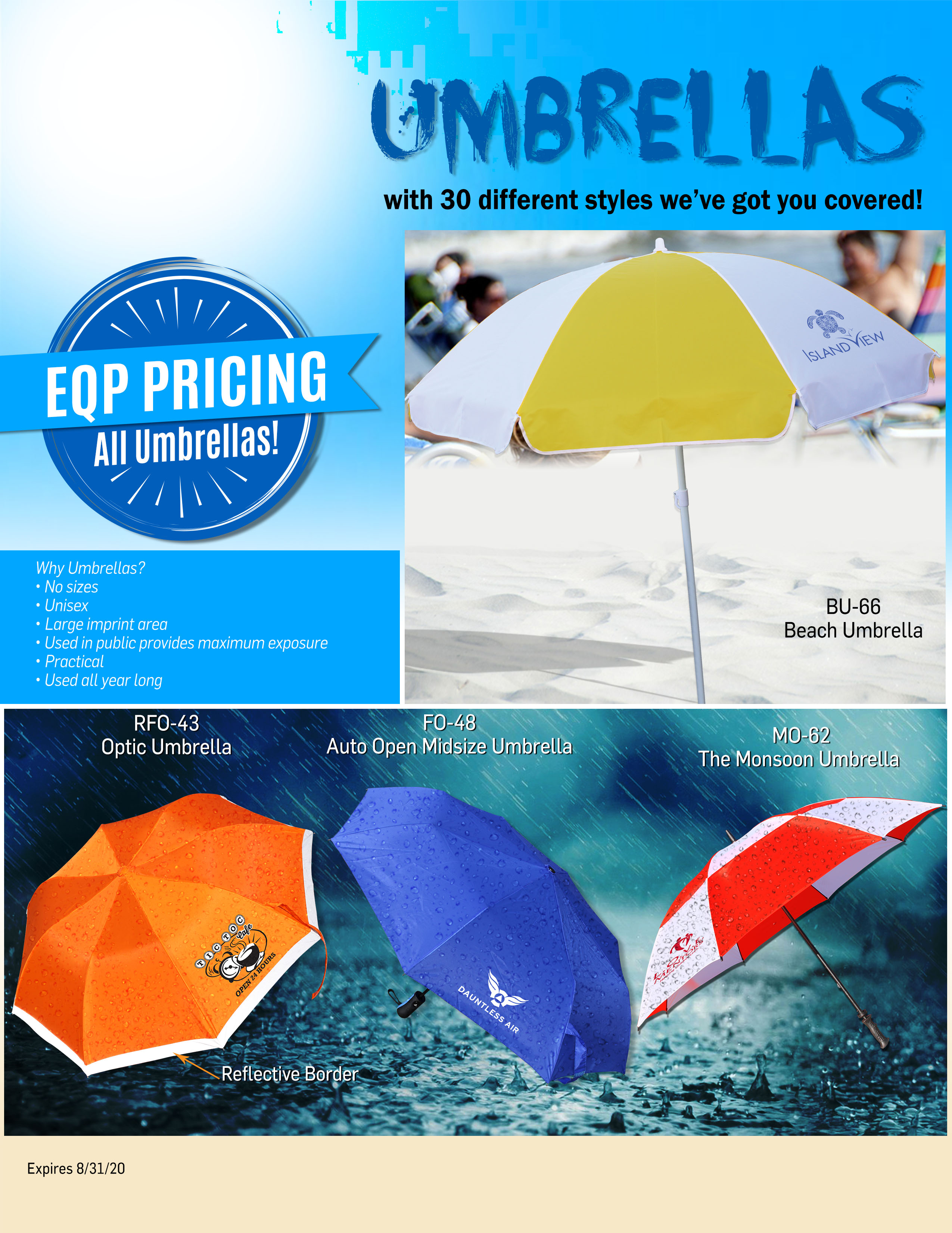 School Golf Umbrella 5