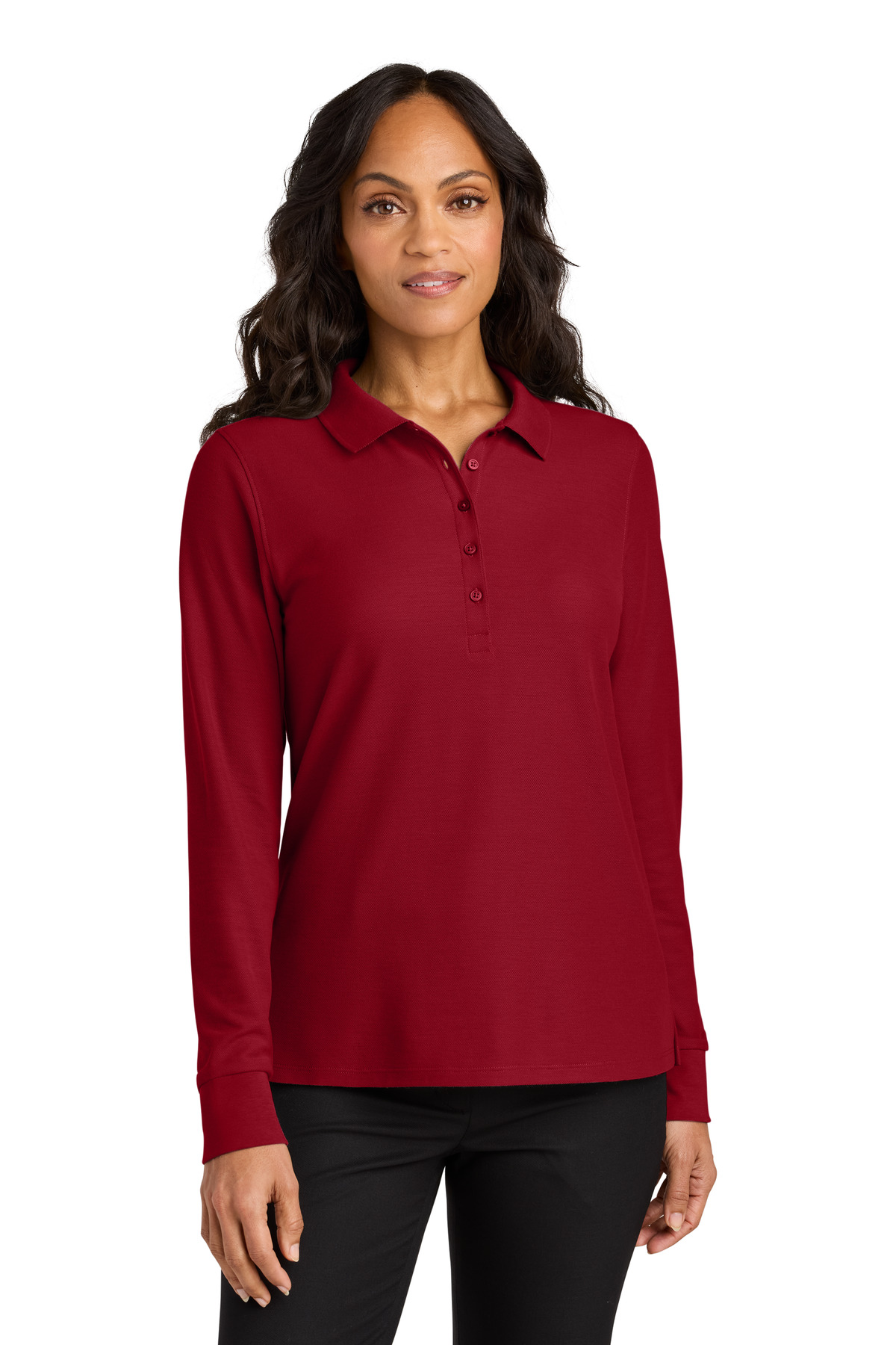 Port Authority Women's Wearever Signature Pique Long Sleeve Polo LK200LS 32