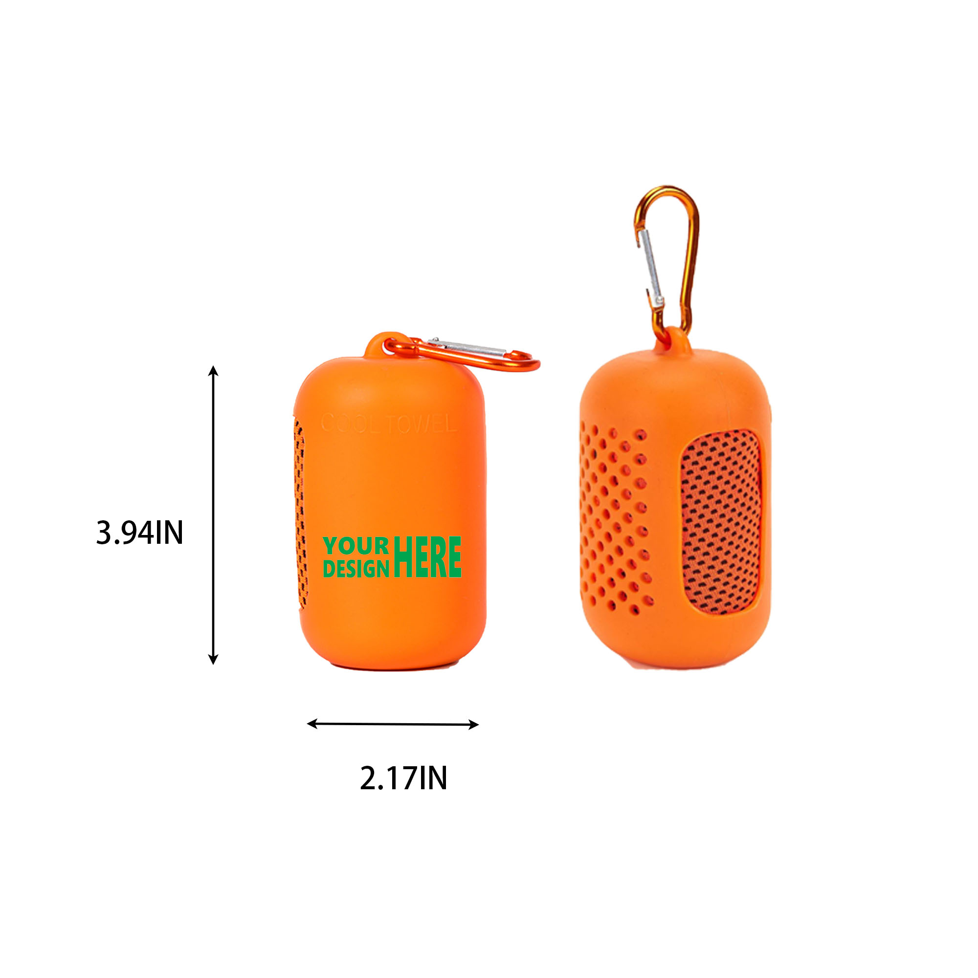 Ice Silk Cooling Towel with Silicone Case 5