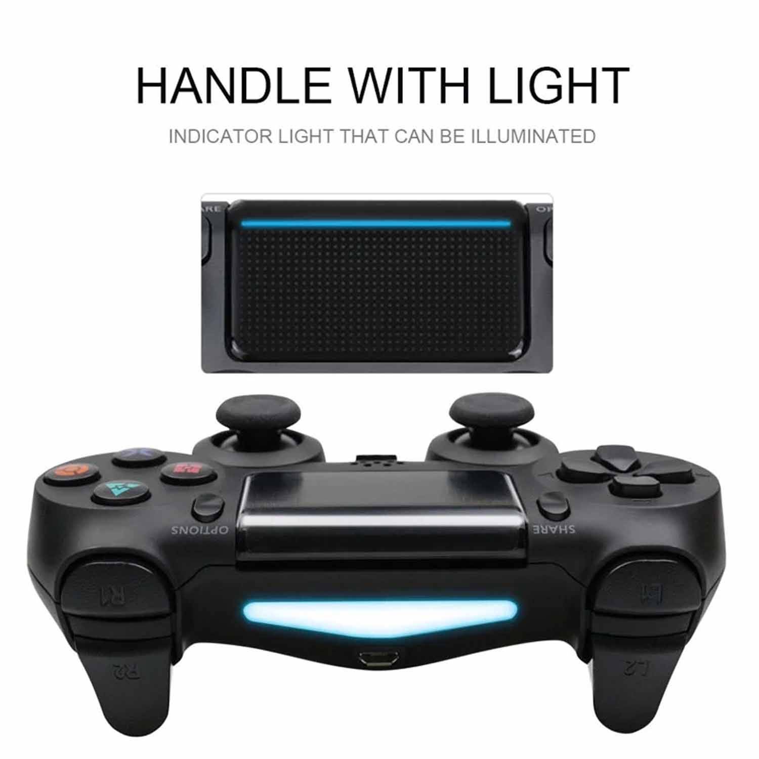 PS4 gamepad dual motor 6 axis P4 with tooth controller 4