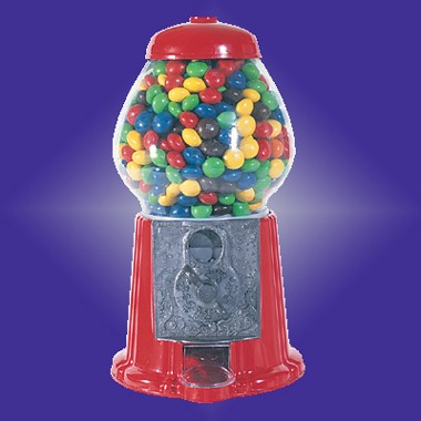 11 1/2" H DIE CAST IRON GUMBALL MACHINE 1