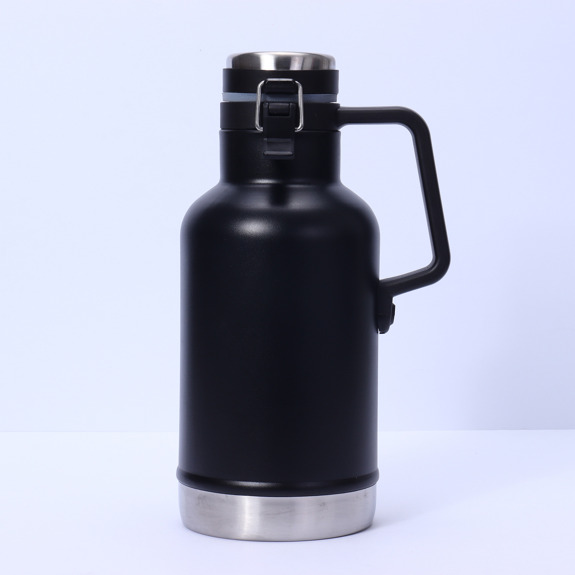 64 oz Double Wall Insulated Stainless Steel Growler, custom water bottle with logo imprint 10