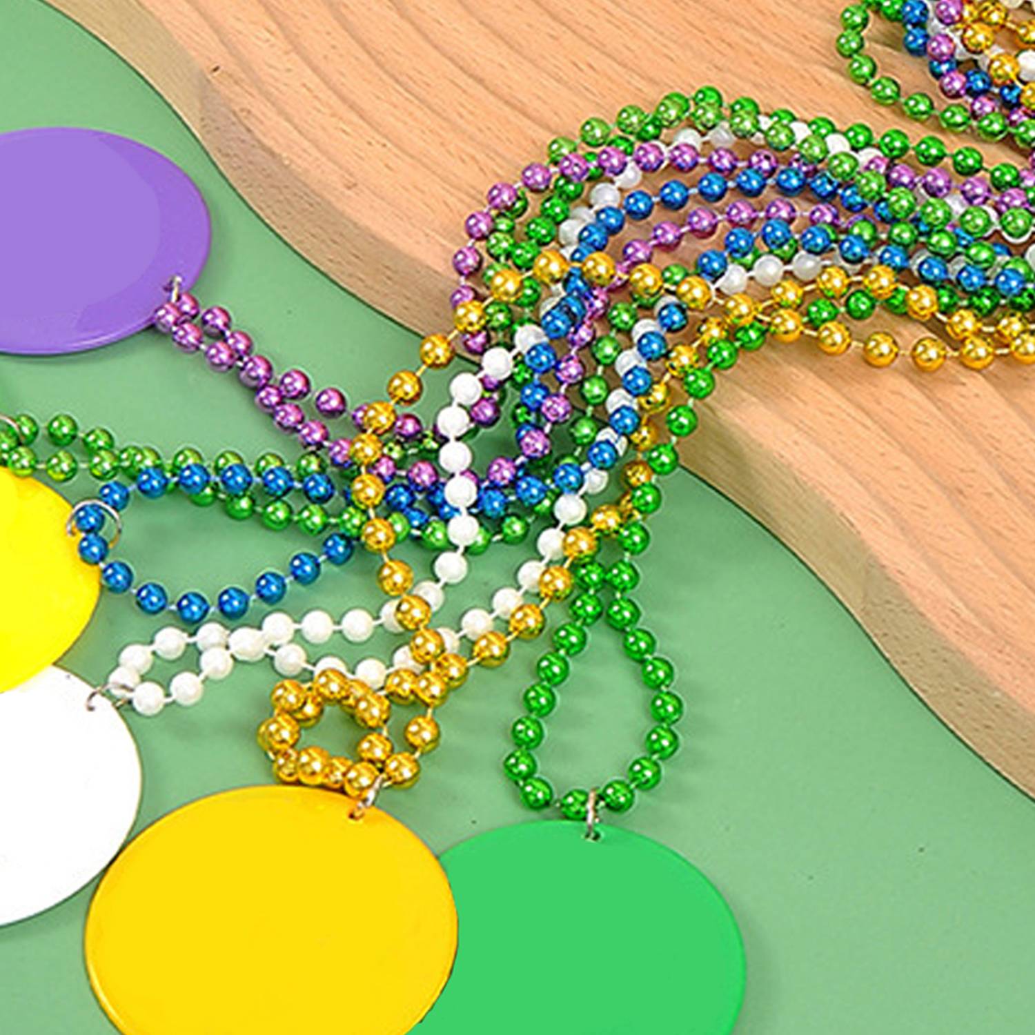 Paint bead necklace 6