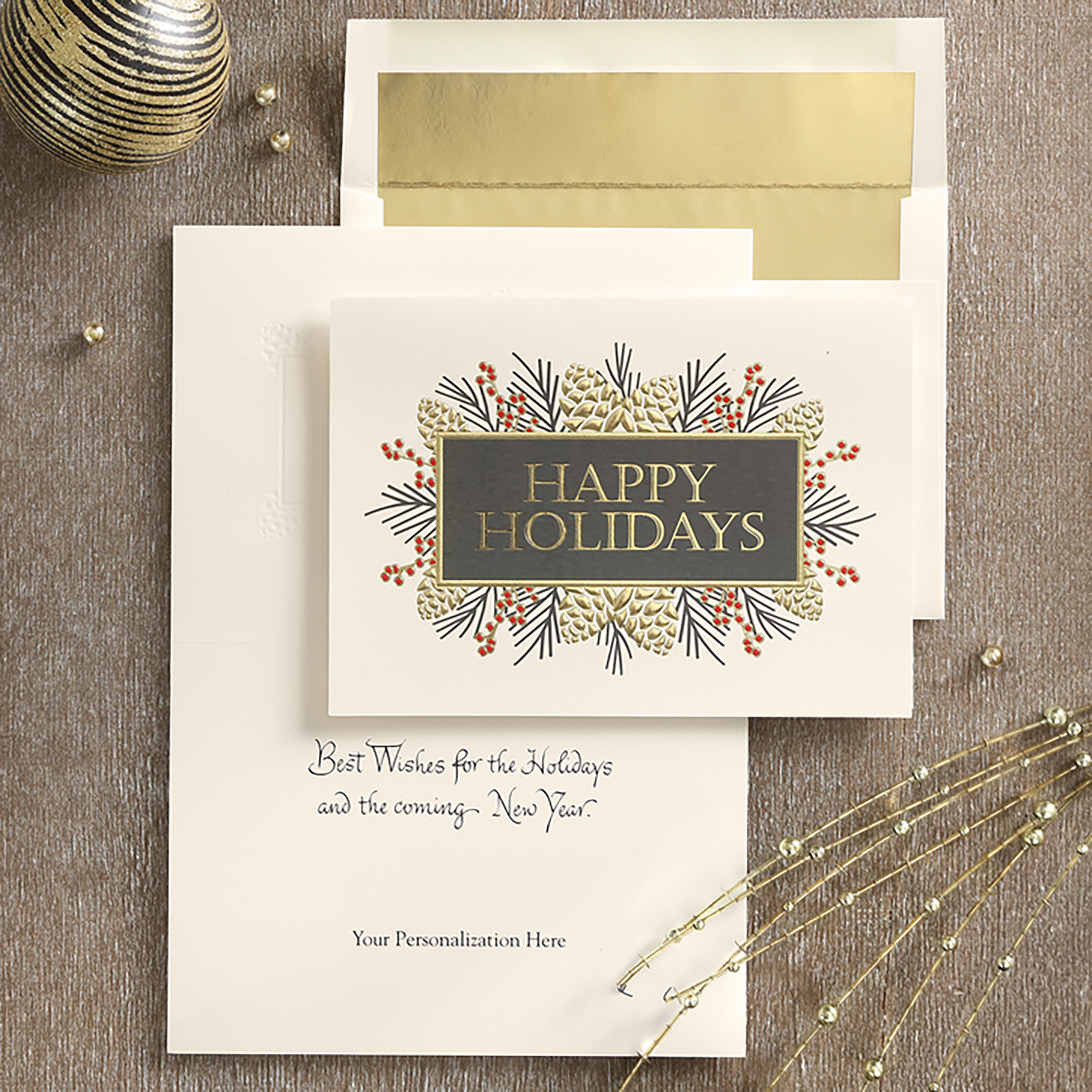 Seasonal Decor Holiday Card 1