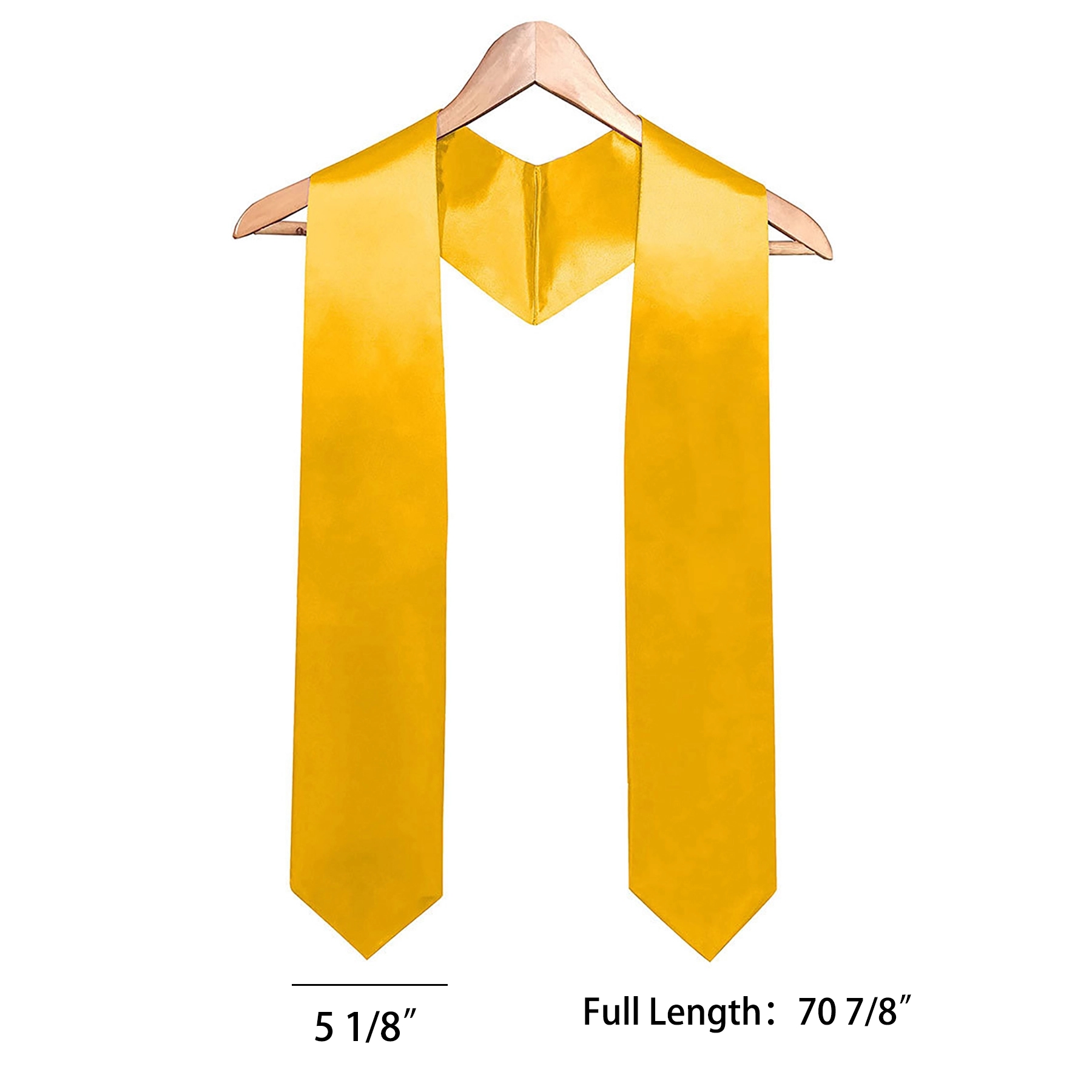 Solid Color Graduation Stole/Sash 3