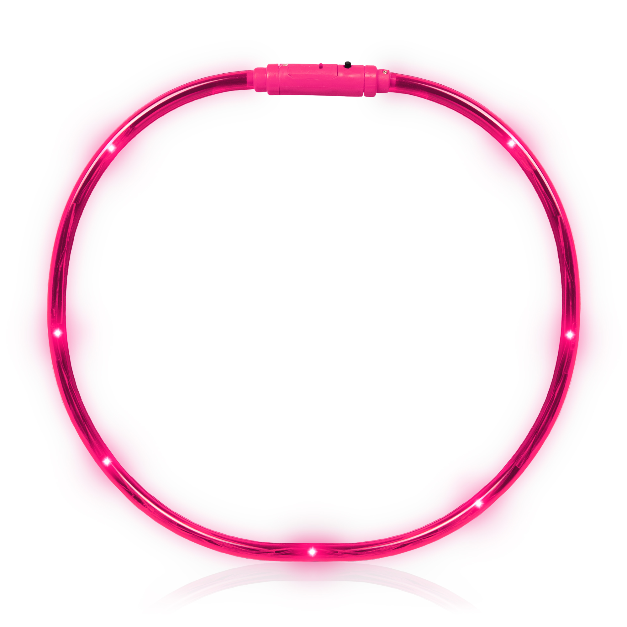 Pink Neon LED Necklaces 4