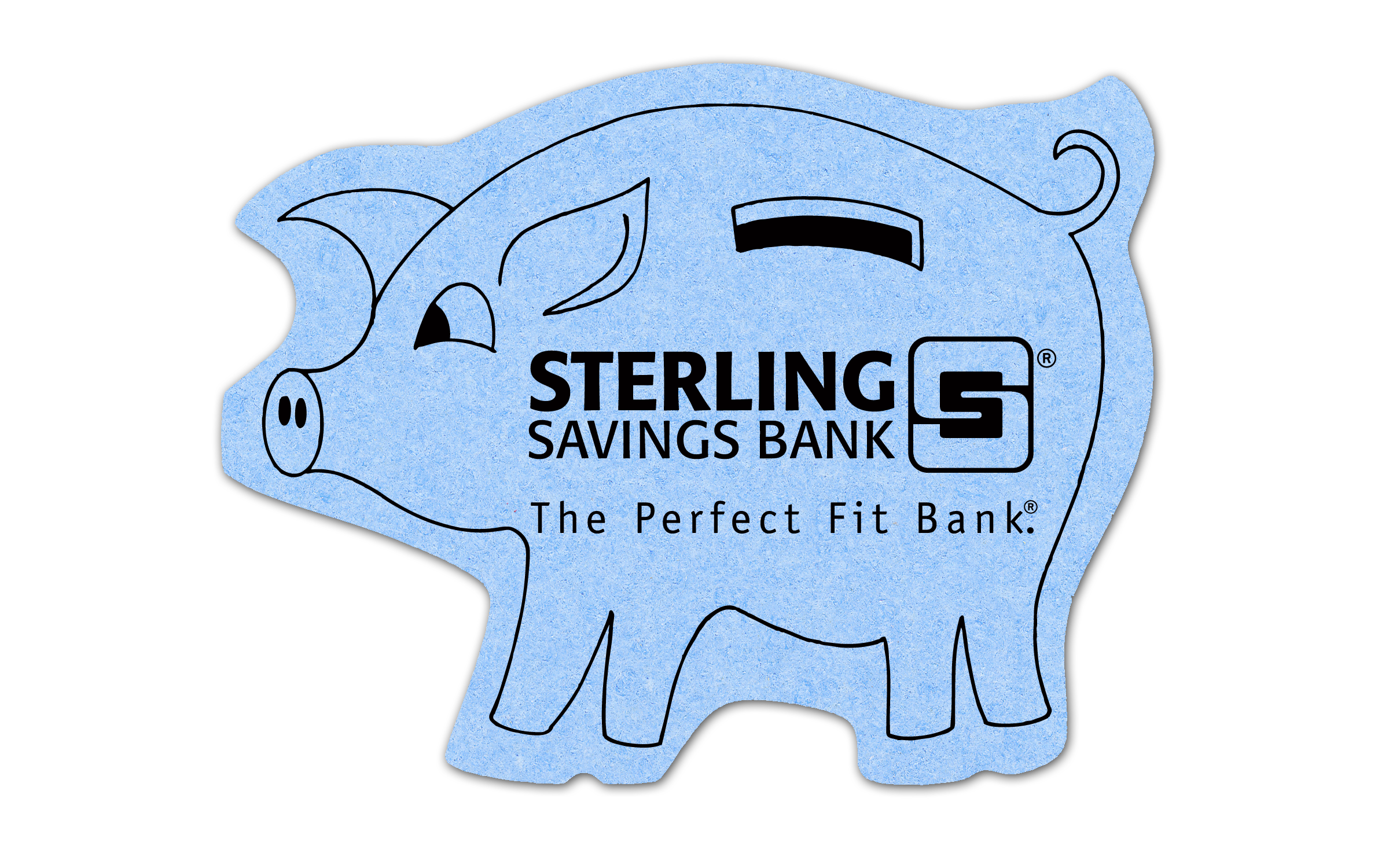 6" Piggy Bank Compressed Sponge 11