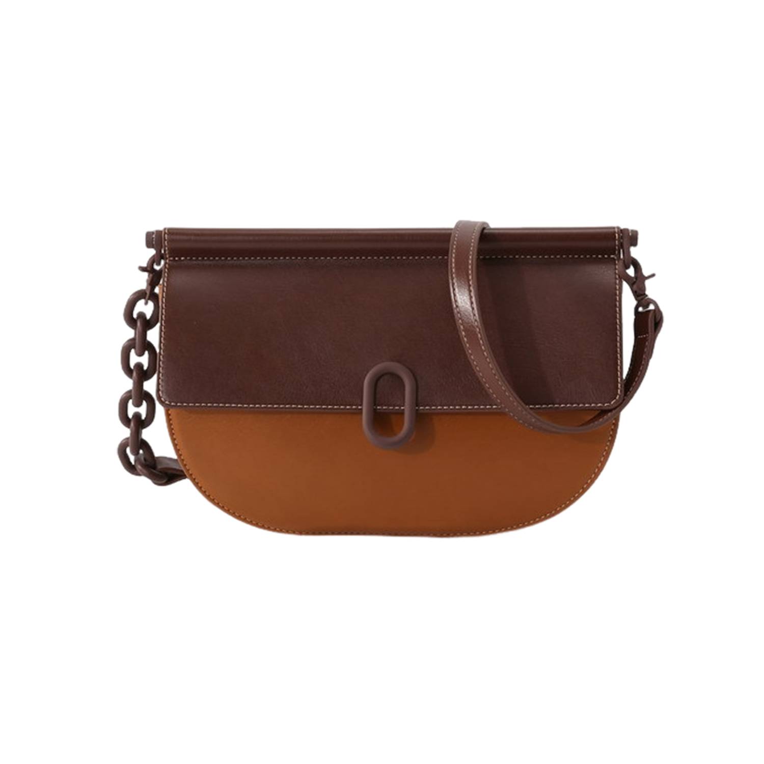 Saddle Shoulder Crossbody Tote Bag 4