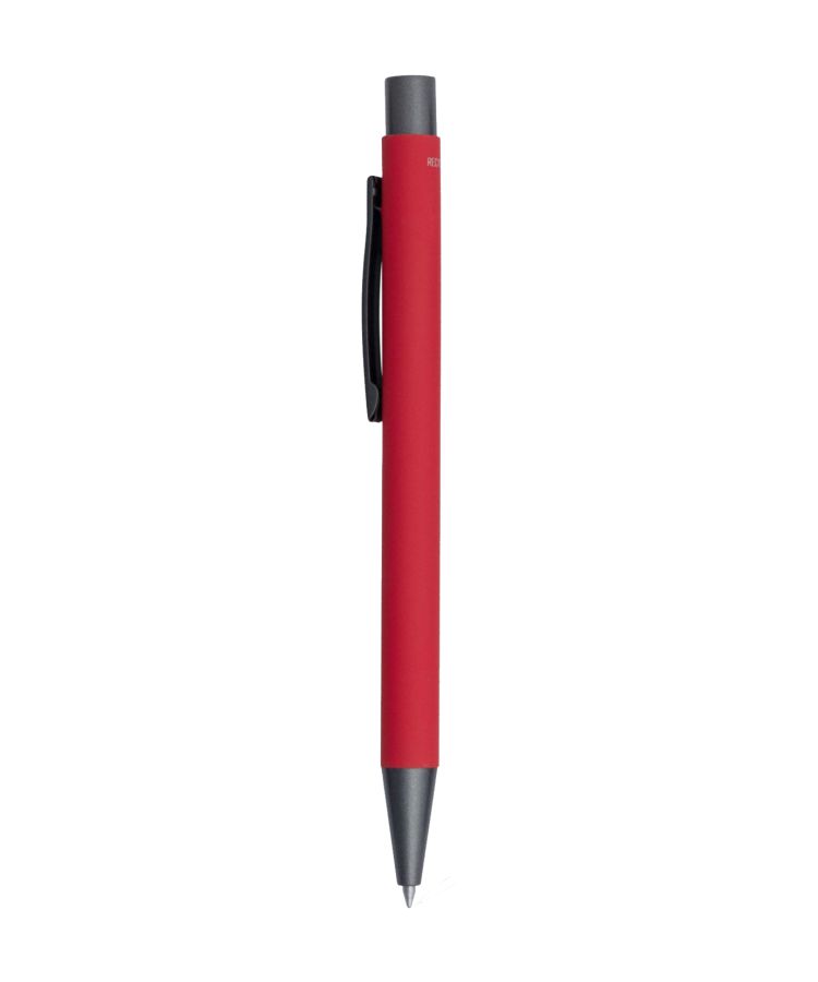 Union Printed - Classic Satin Soft Touch Gel Click Recycled Aluminum Pen 4