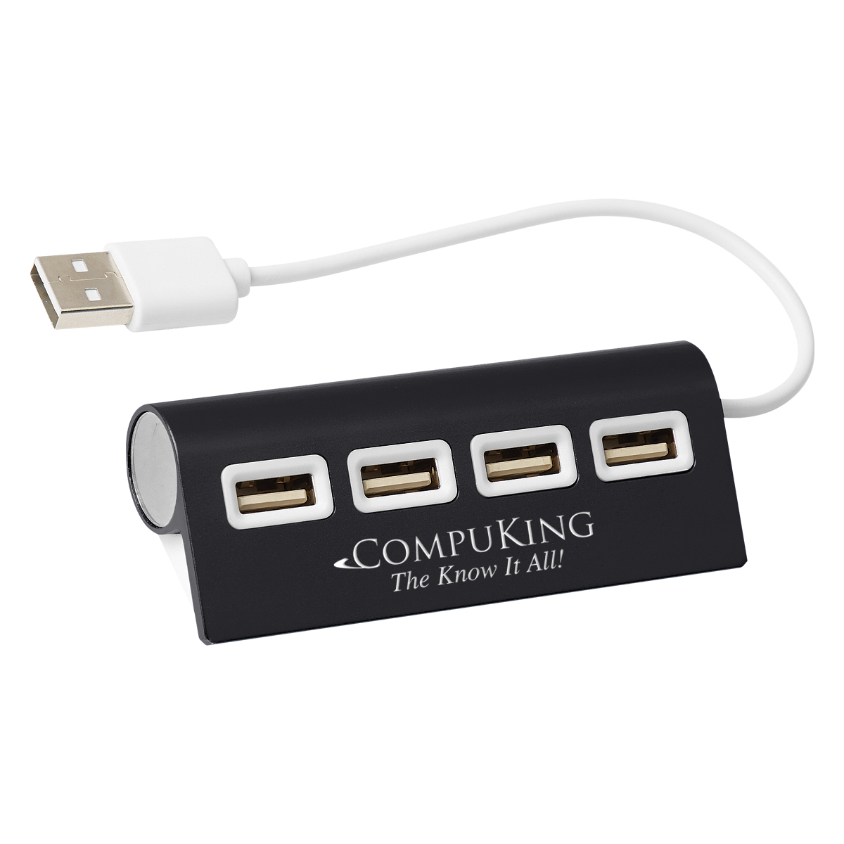 4-Port Aluminum Wave USB Hub 4