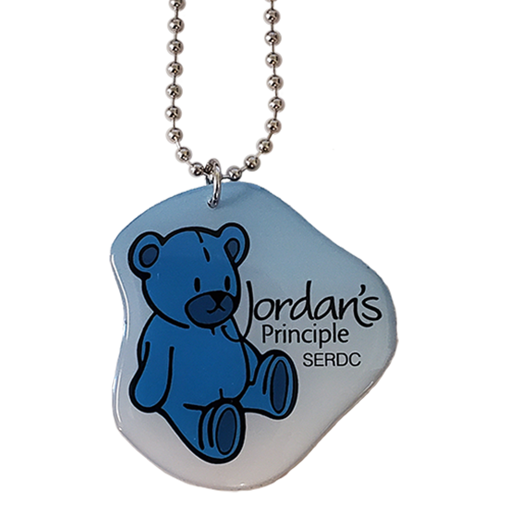 Ball Chain Necklace with Custom Pendant / Charm from 3.1 - 4 Sq. In.